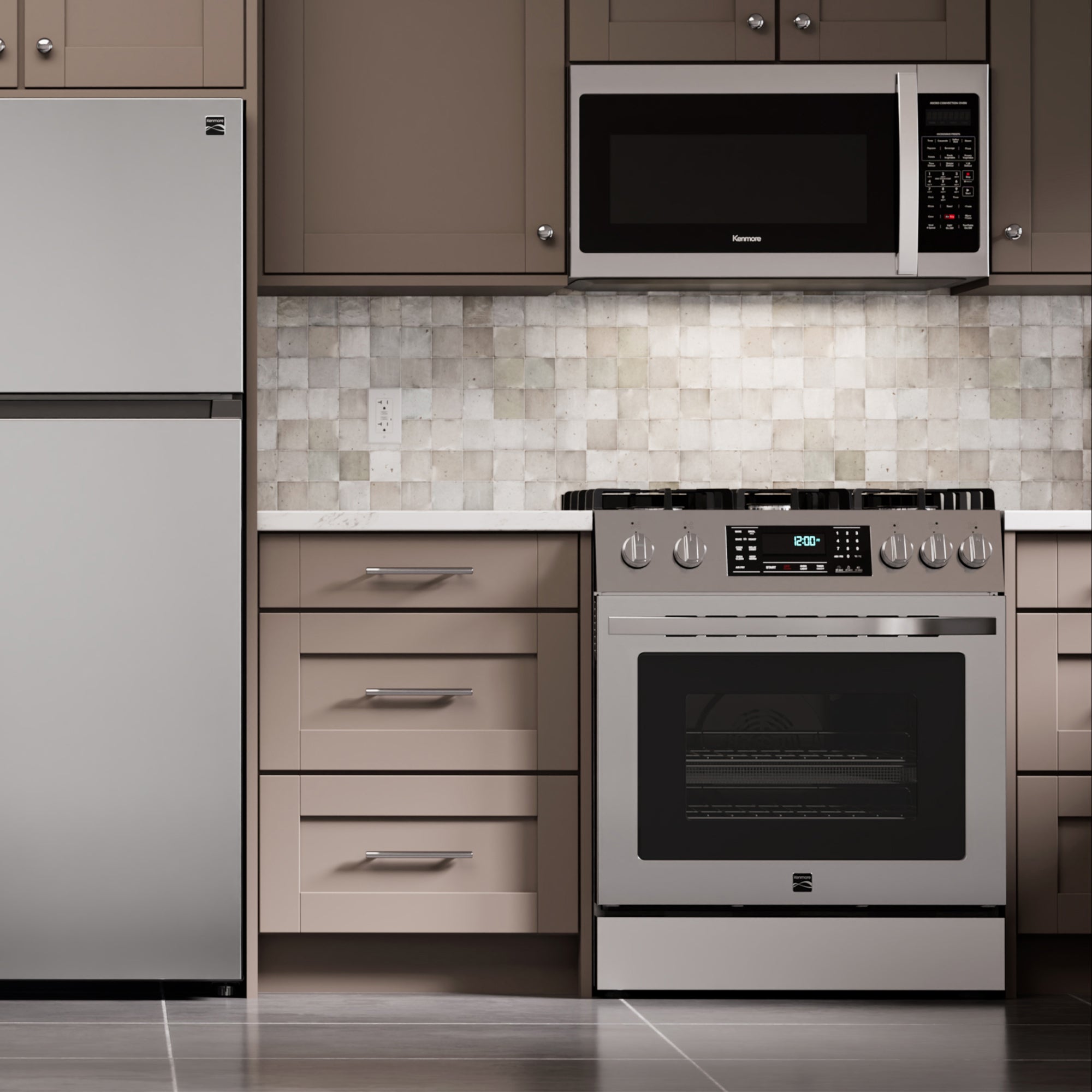 Kenmore 4.8 cu. ft. Front-Control Gas Range w/ Airfry