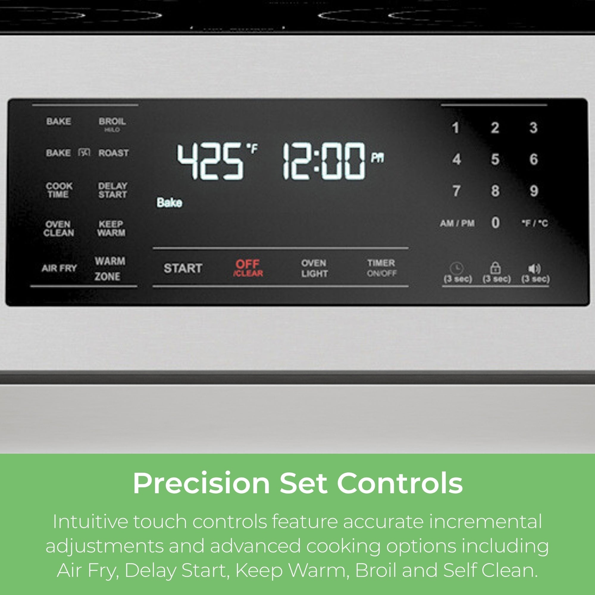 Kenmore 4.8 cu. ft. Front-Control Electric Range w/ Airfry
