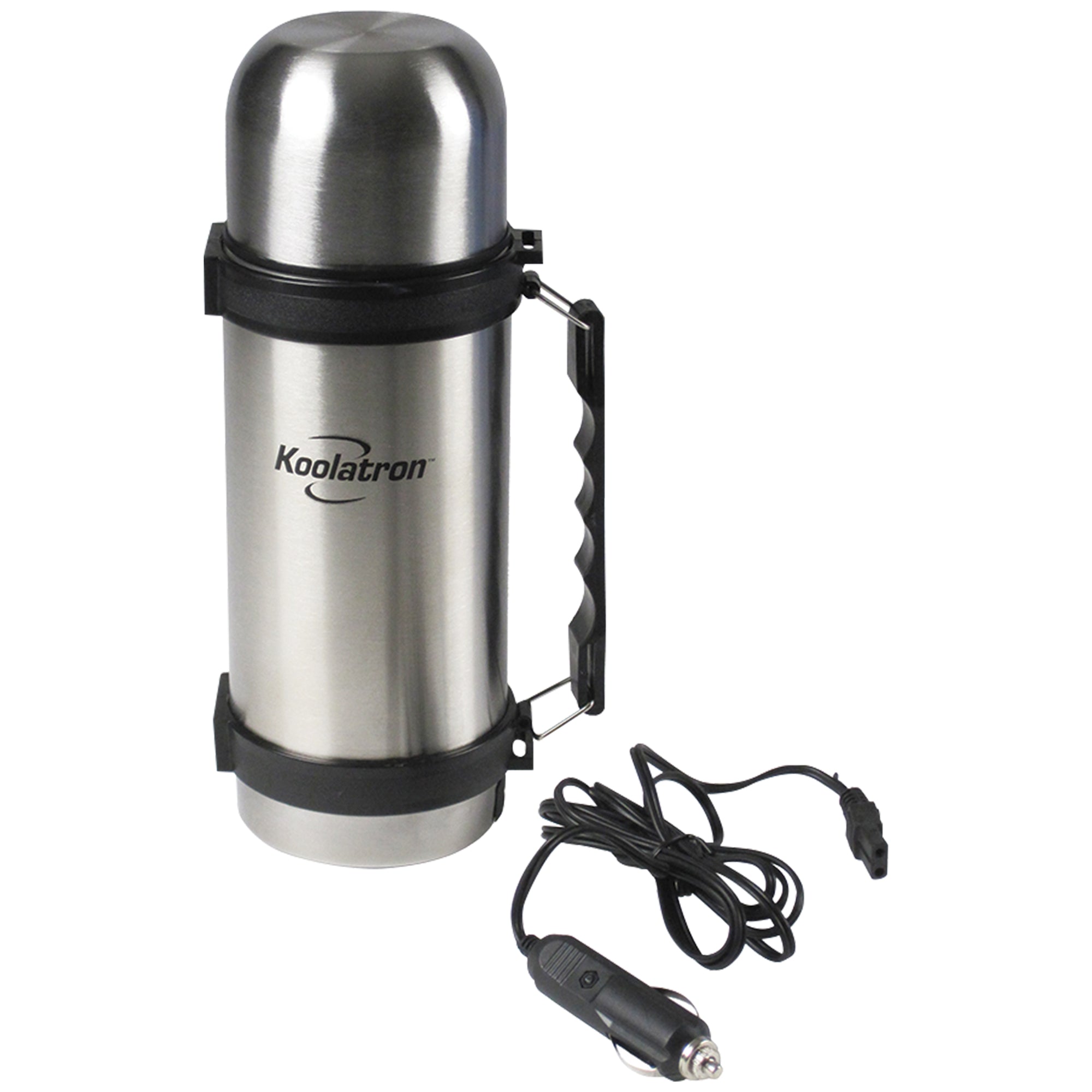 Koolatron 12V Heated Vacuum Flask 1L Thermos Bottle Stainless