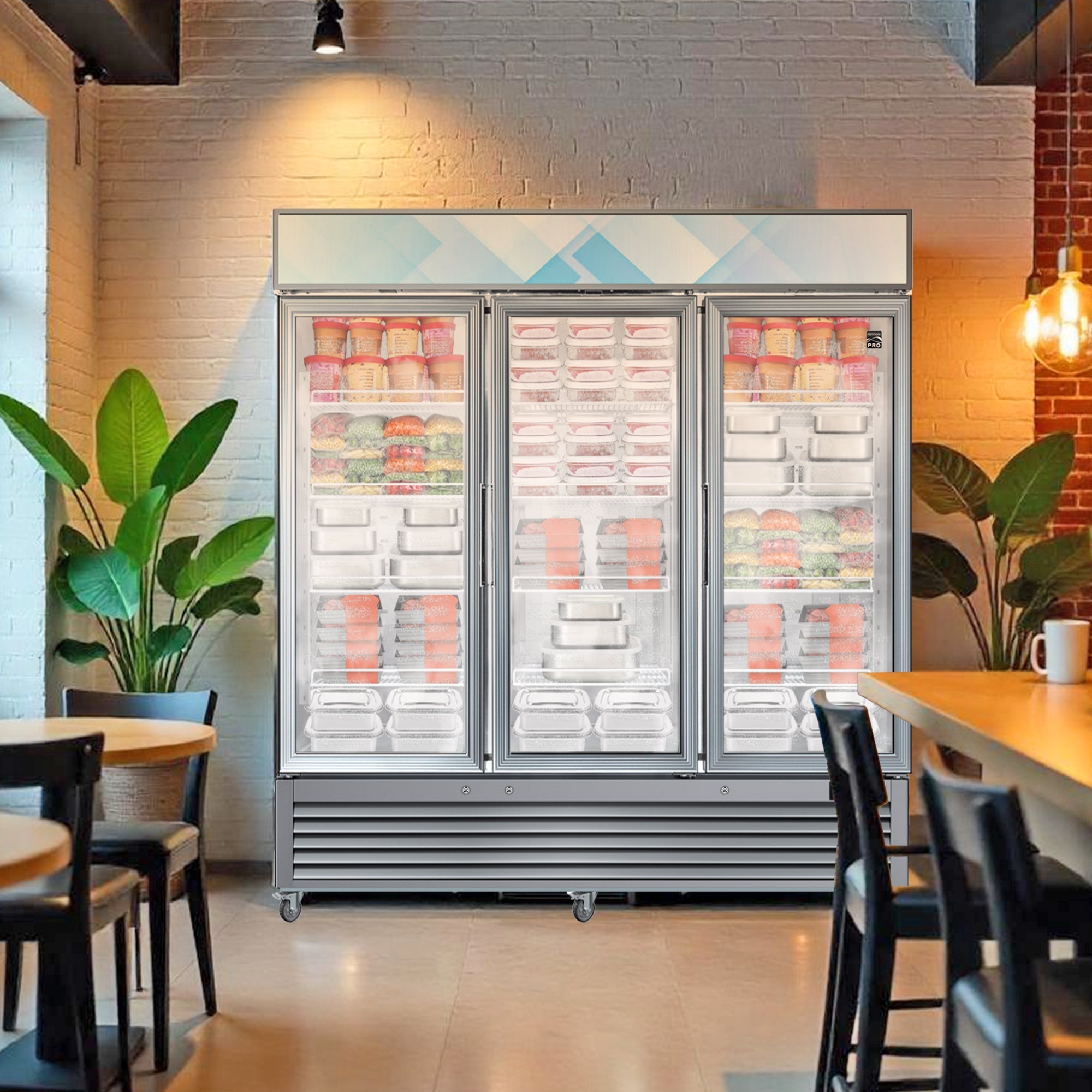 Kenmore Pro 72 cu ft glass door freezer side