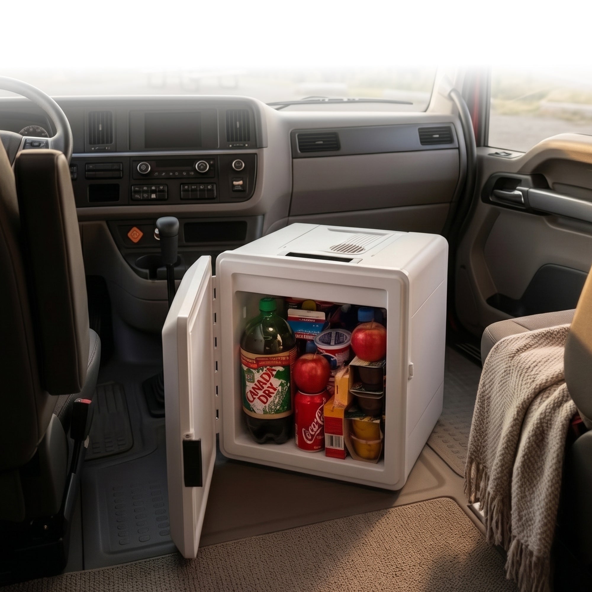 Koolatron 12V Electric Cooler/Warmer 27L (29 qt), Two-Way Design, Gray