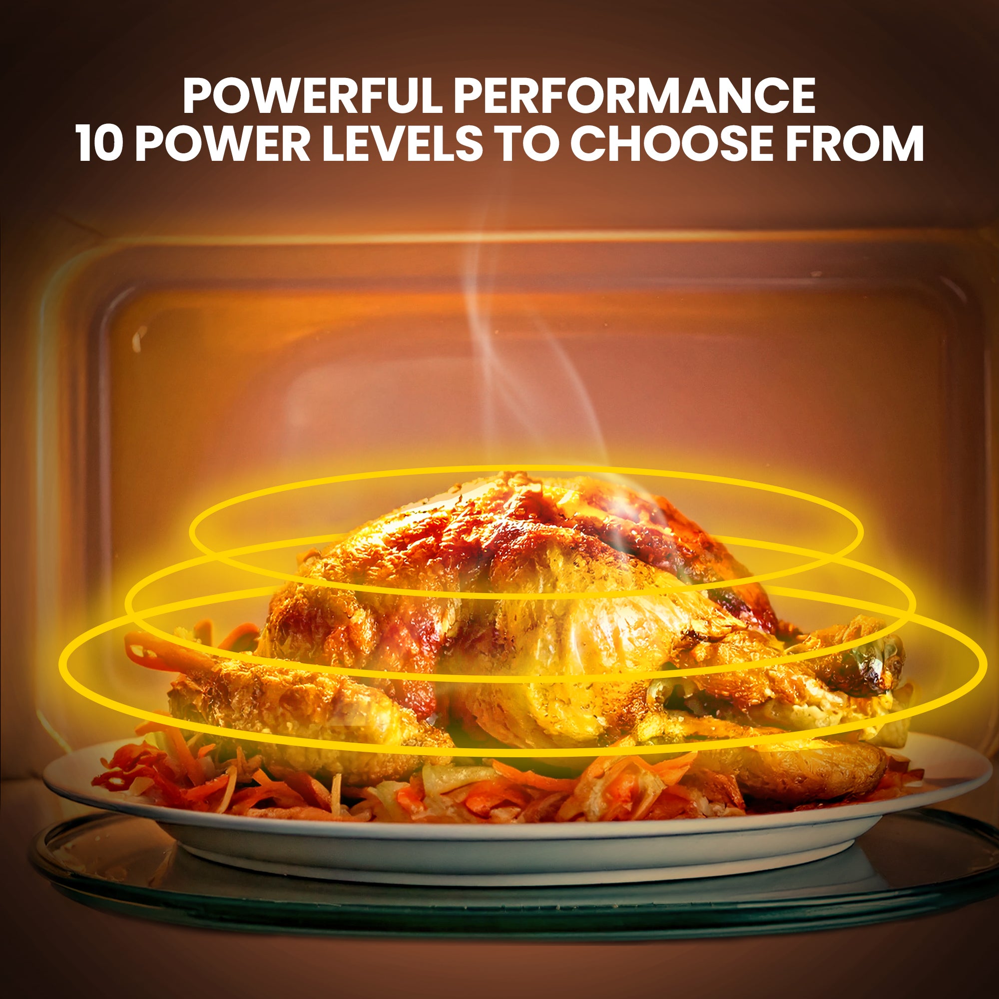 Total Chef Retro Microwave Oven | 20L / 0.7 Cu Ft | Quick Start & Defrost By Weight/Time | 8 Pre-set Cooking Modes For Coffee, Rice, Pasta, Potato, Reheat, Fish, Pizza, Popcorn | 700W | Blue