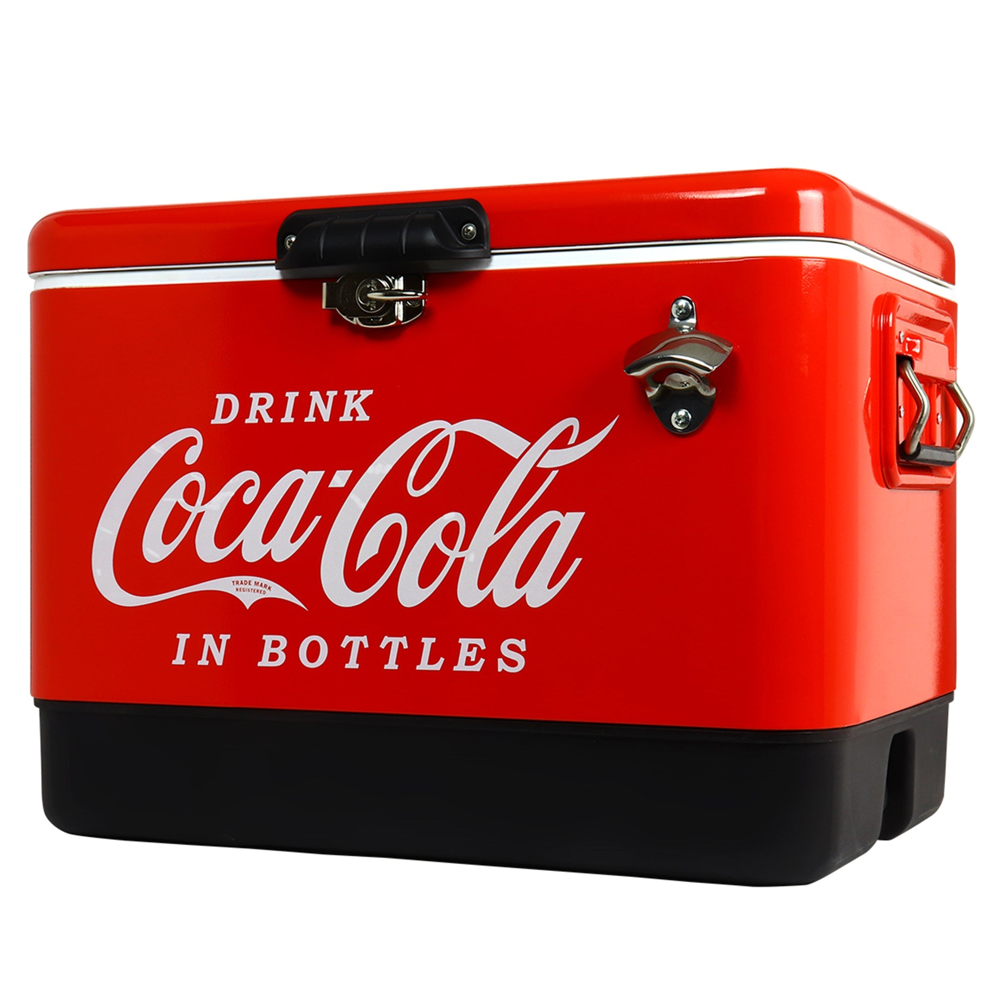 Coca-Cola Ice Chest Cooler with Bottle Opener 51L (54 qt)