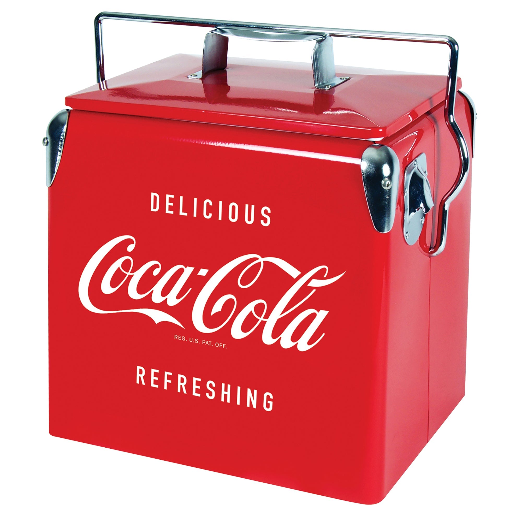 Coca-Cola Retro Ice Chest Cooler with Bottle Opener 13L (14 qt)