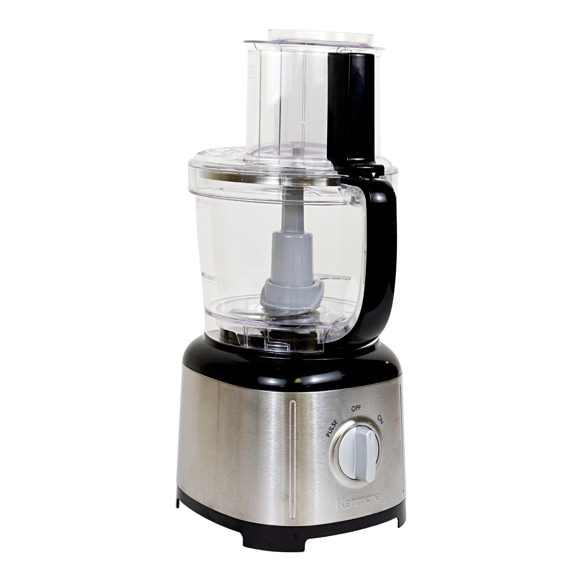 Kenmore 11 cup food processor and vegetable chopper on a white background