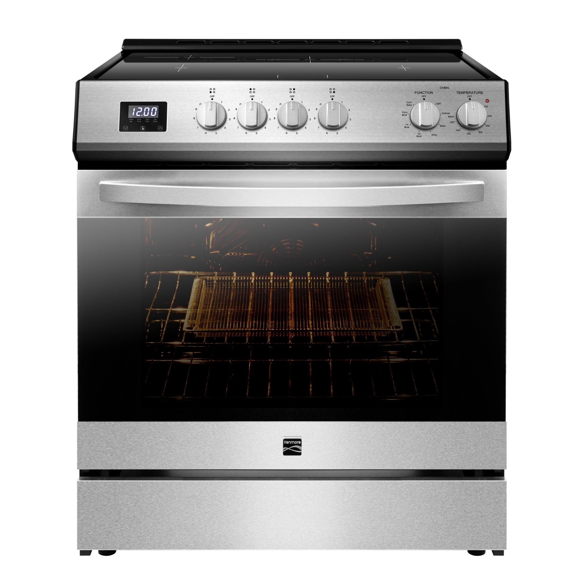 Kenmore 5.0 cu. ft. Front-Control Induction Range w/ Convection & Airfry