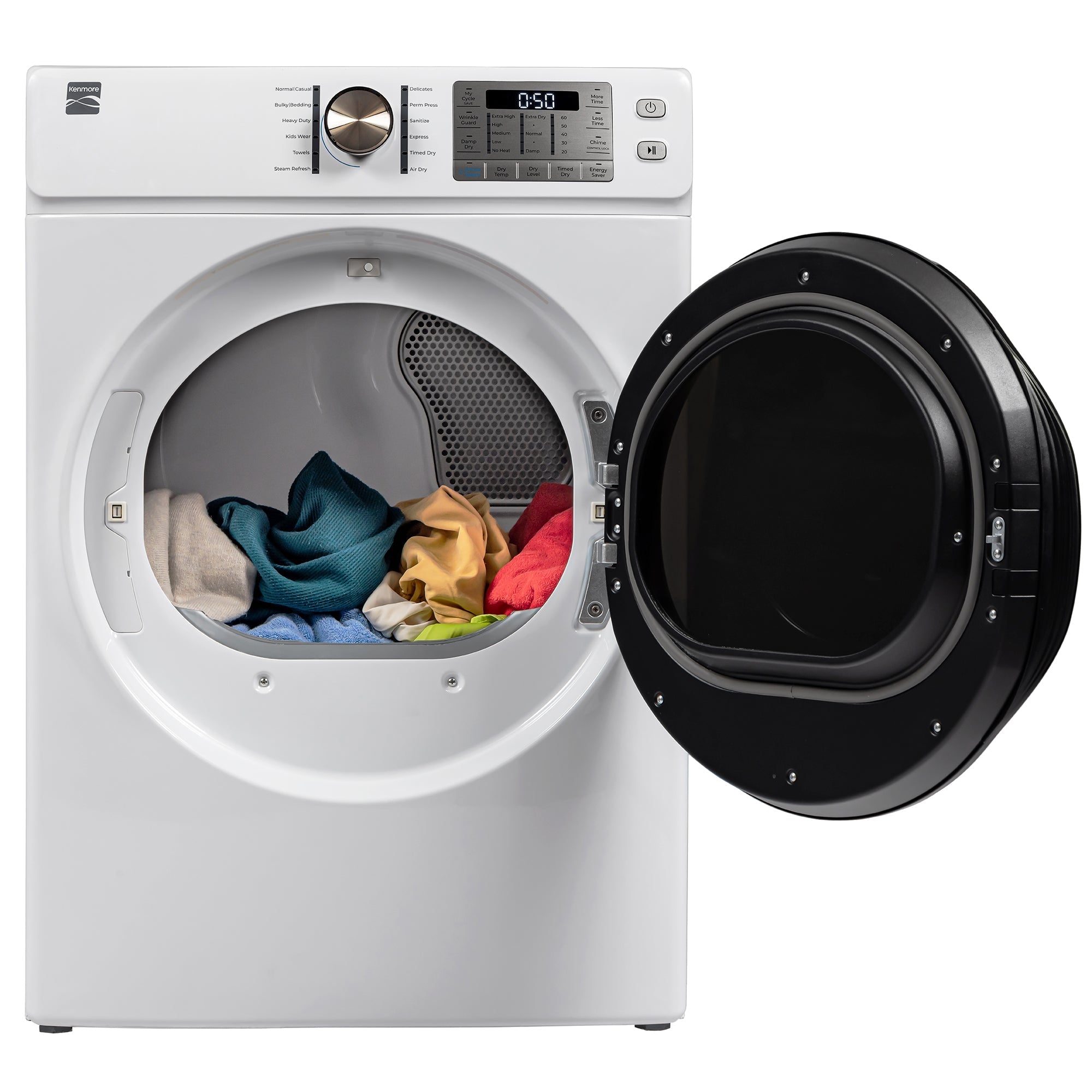 Kenmore 8.0 cu. ft. Dryer w/ Smart Dry & Steam | White