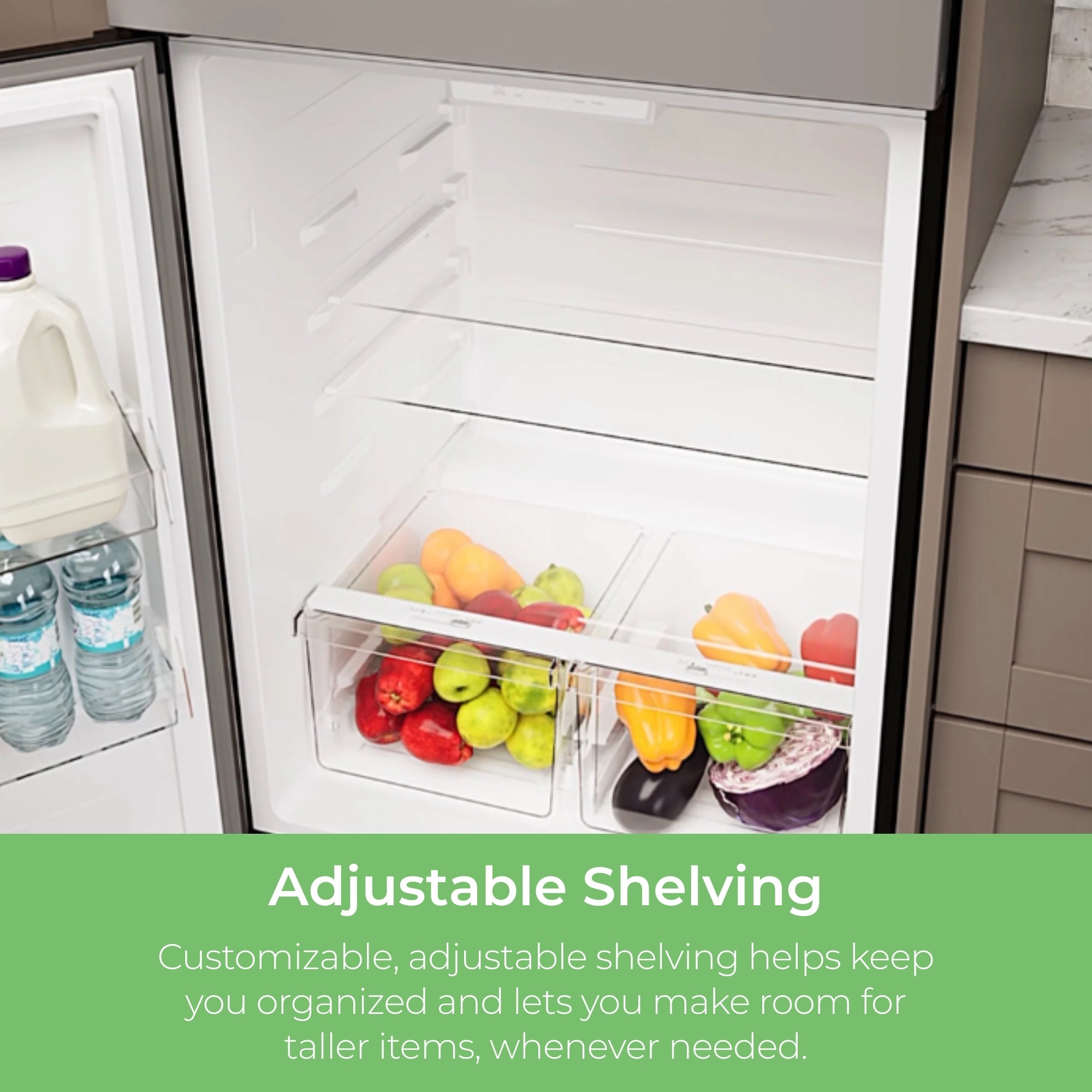 Kenmore 18.2 cu. ft. Top Mount Refrigerator w/ Pocket Handle - Fingerprint Resistant Stainless Steel