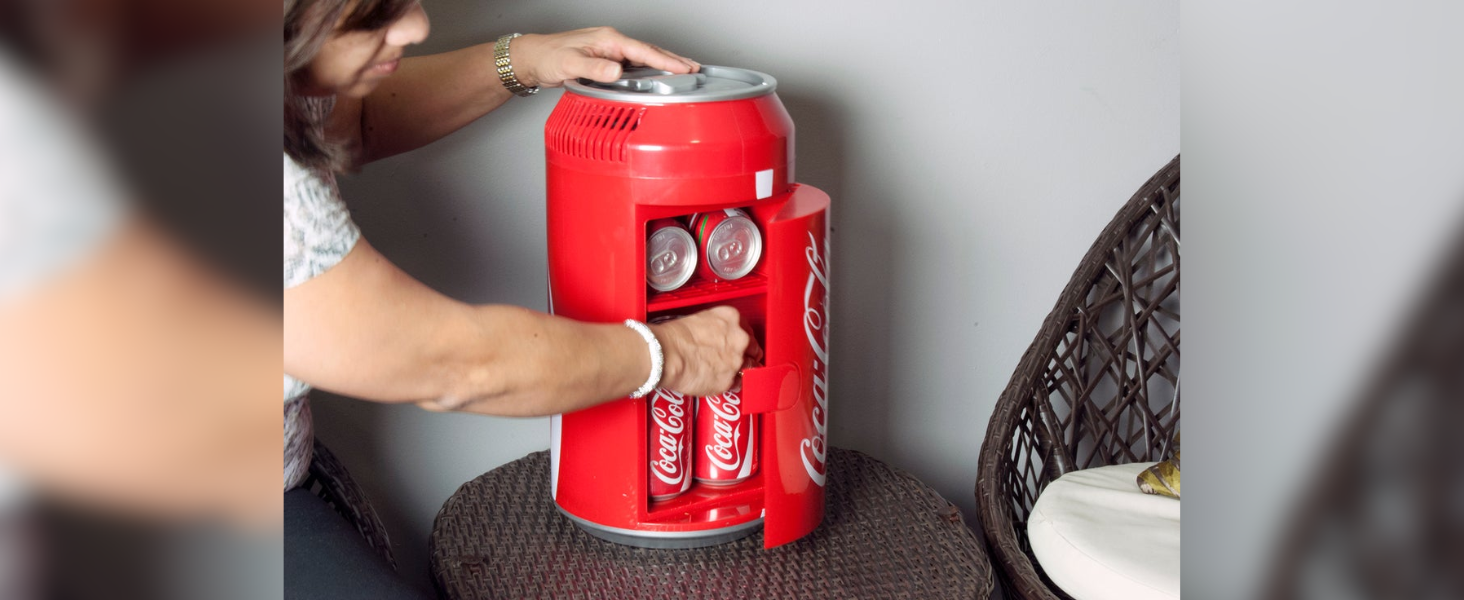 Coca Cola Portable Mini Fridge Cans