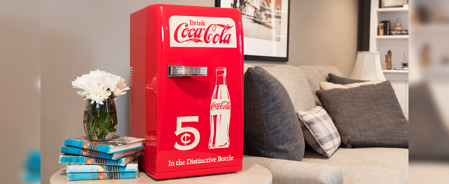 Coca Cola Retro Mini Fridge | 18 Can | 5.4L