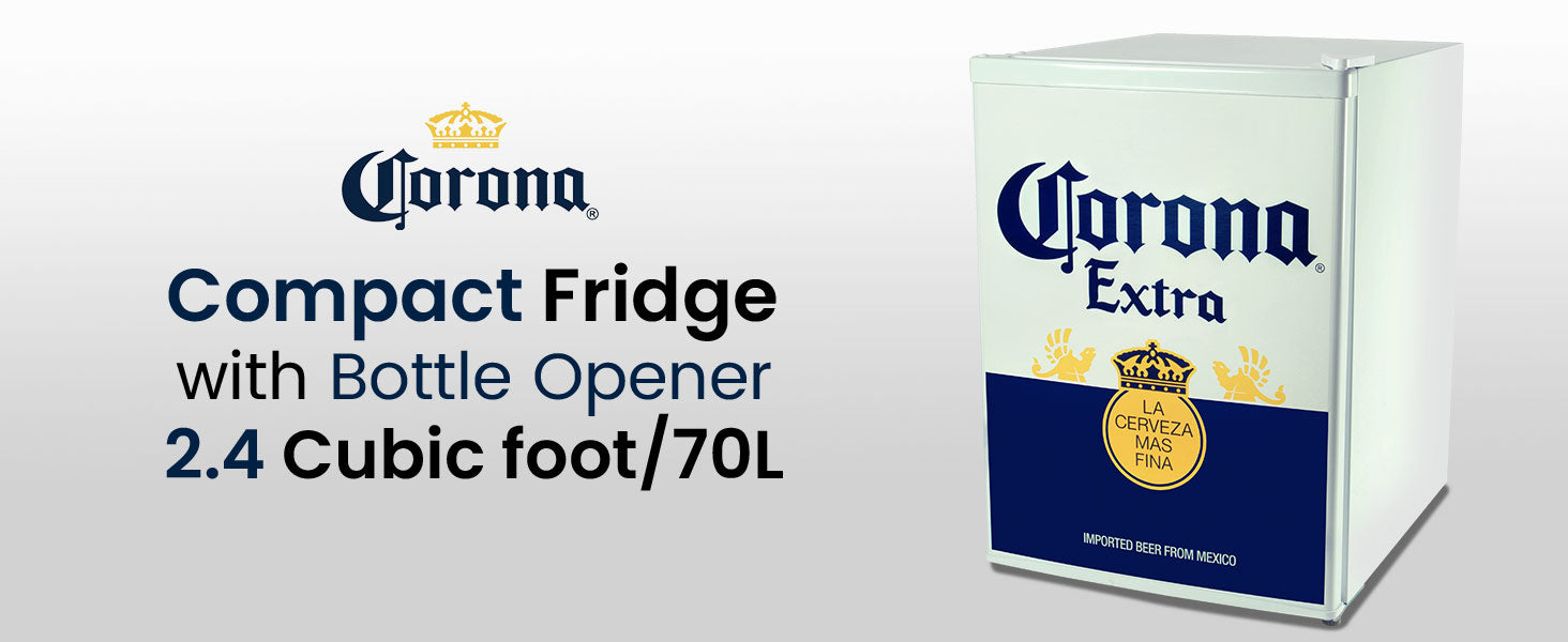 CORONA  III CK−351本体 Corona Compact Bar Fridge with Freezer | 70L | White