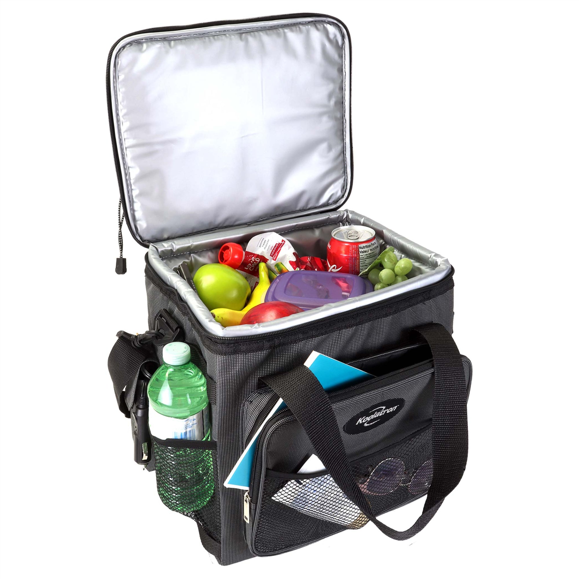 Koolatron 12V Electric Cooler Bag Plug-In Soft Bag Cooler 13L/14QT