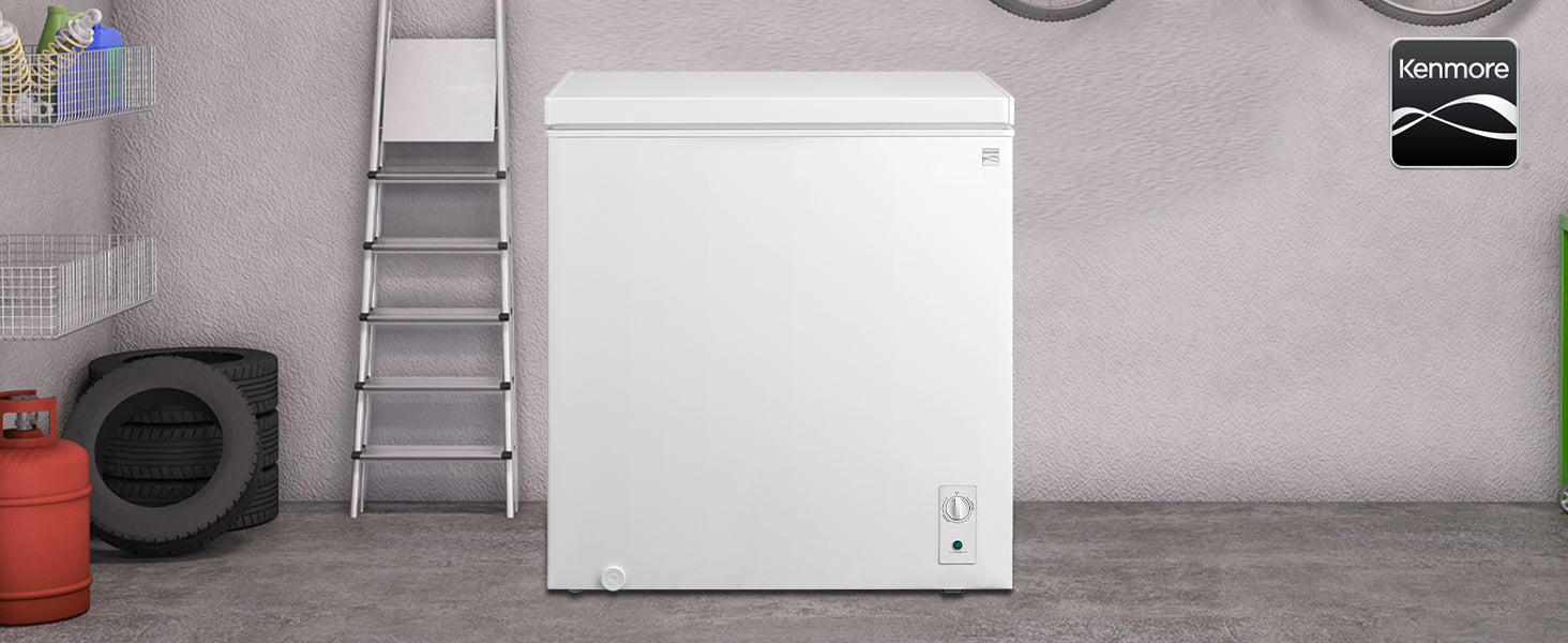 Kenmore Convertible Chest Freezer/Refrigerator | 7 Cu. Ft. | White