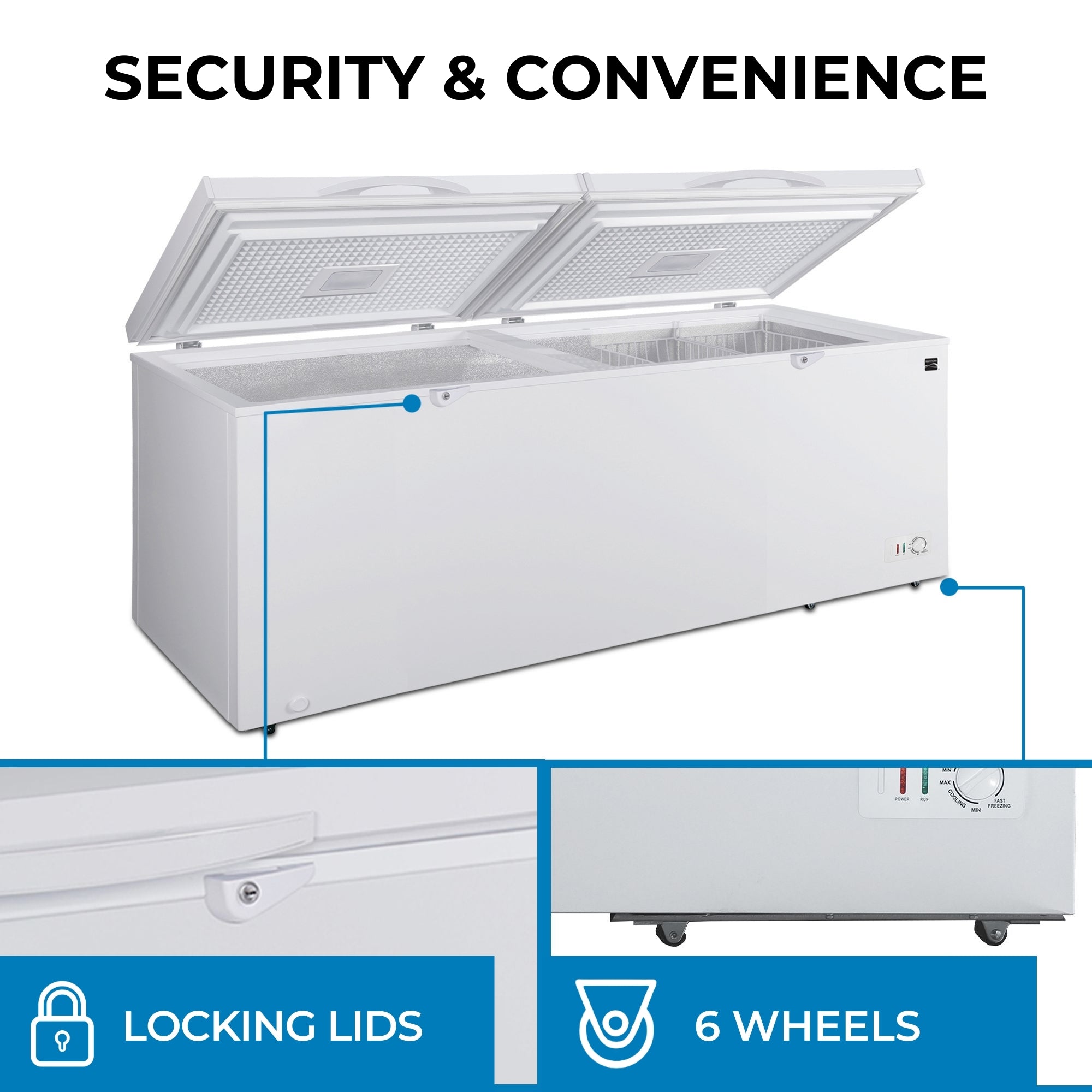 Kenmore Convertible Upright Freezer/Refrigerator - Thumbnail 4