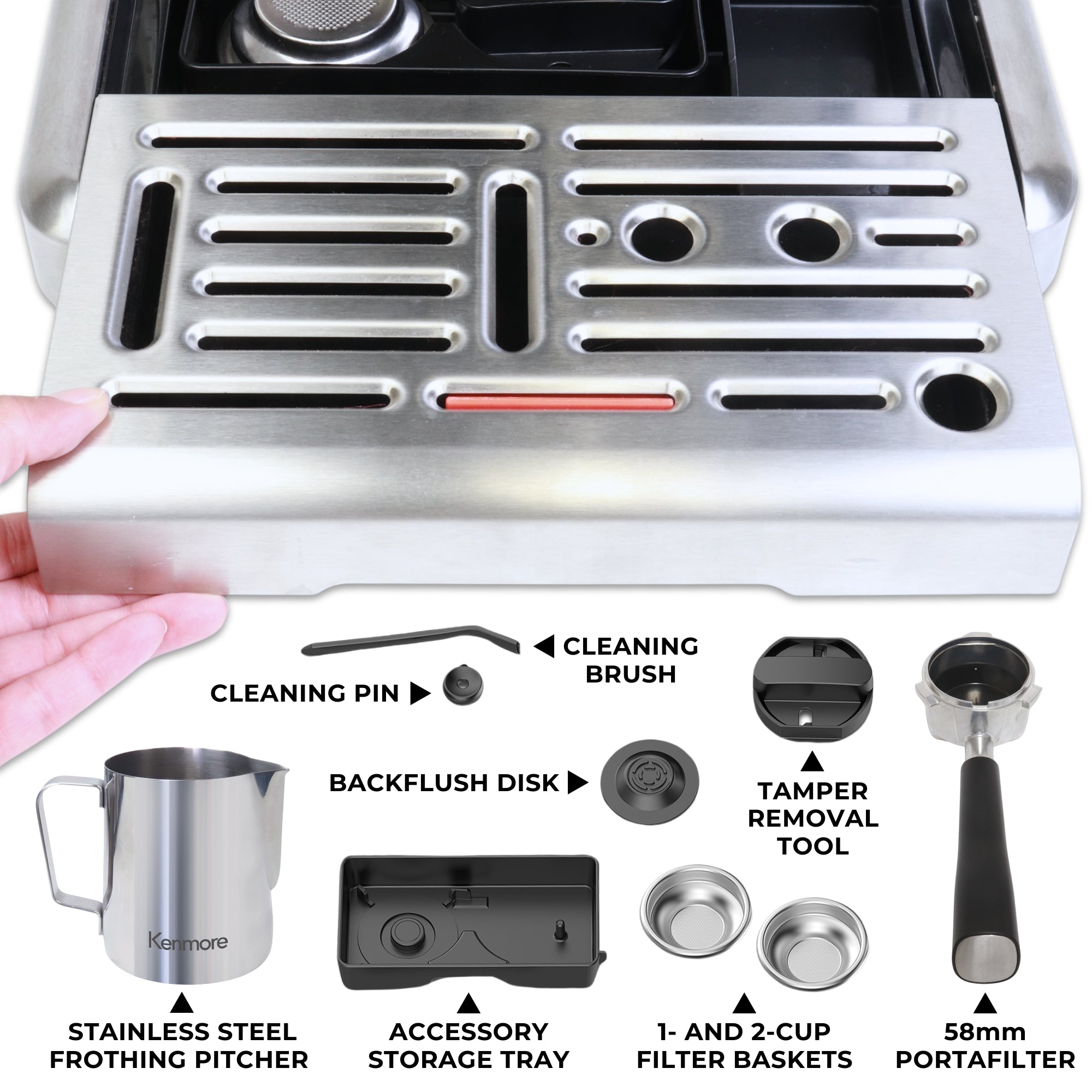Kenmore Elite Espresso Machine - Thumbnail 5