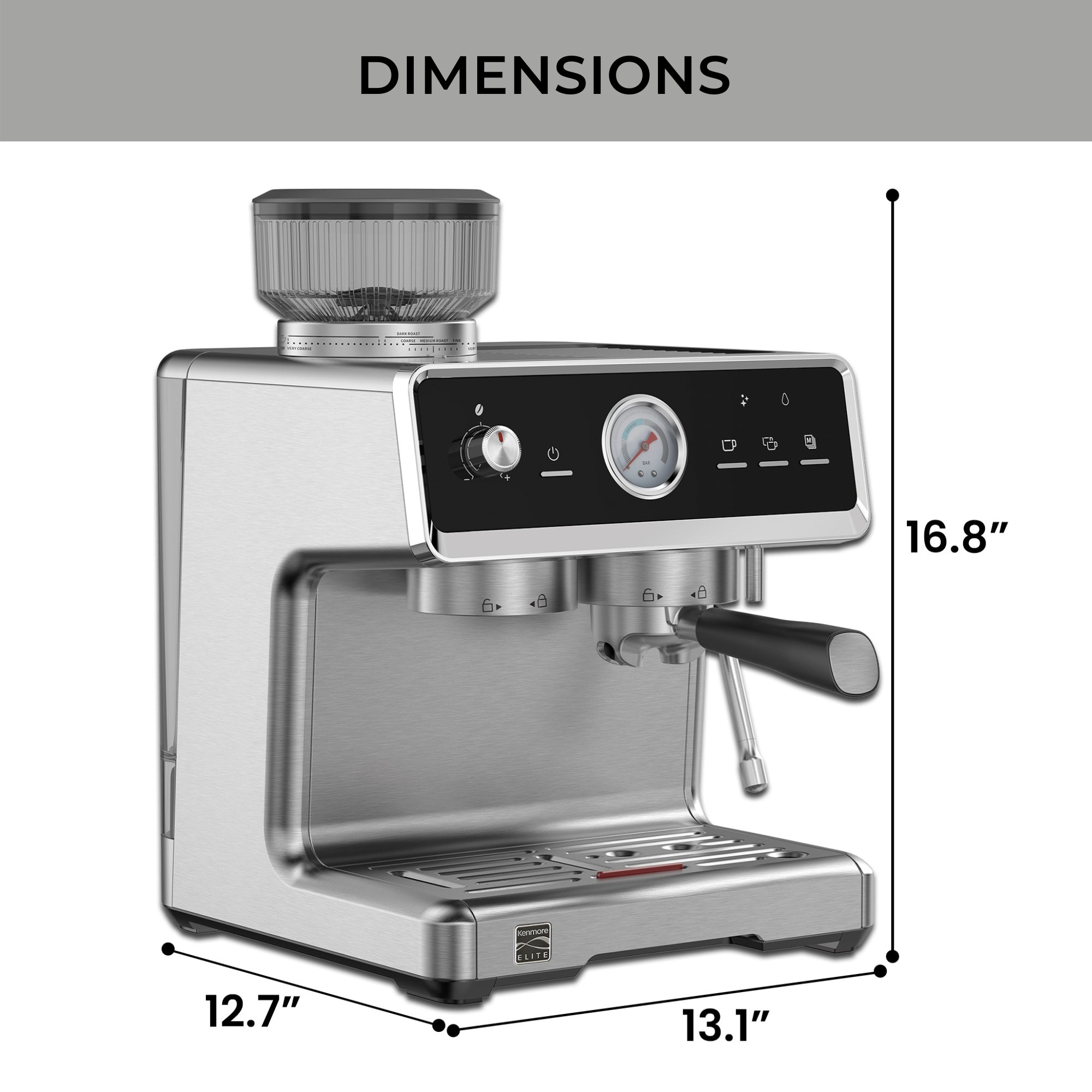 Kenmore Elite Espresso Machine - Thumbnail 3