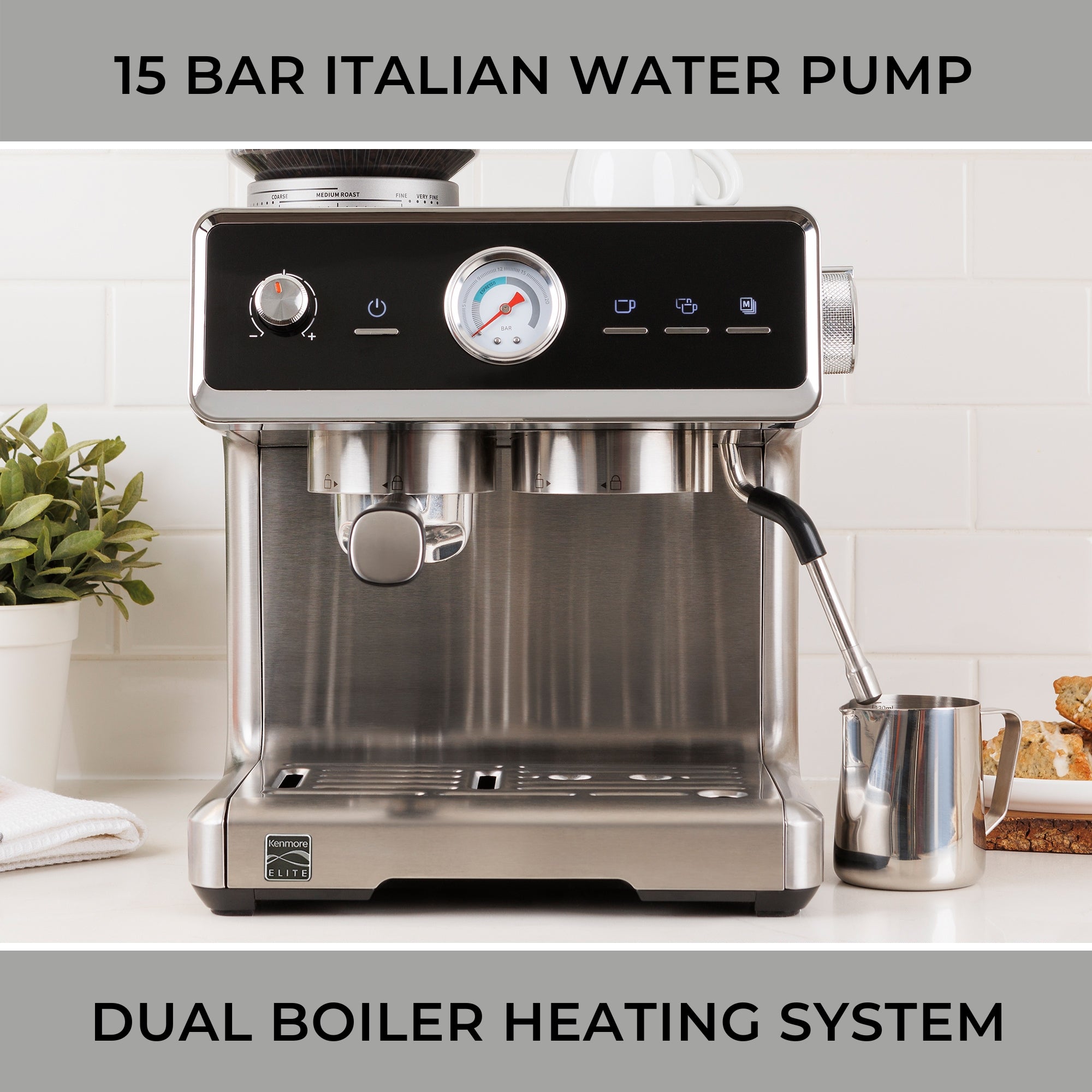 Kenmore Elite Espresso Machine - Thumbnail 4