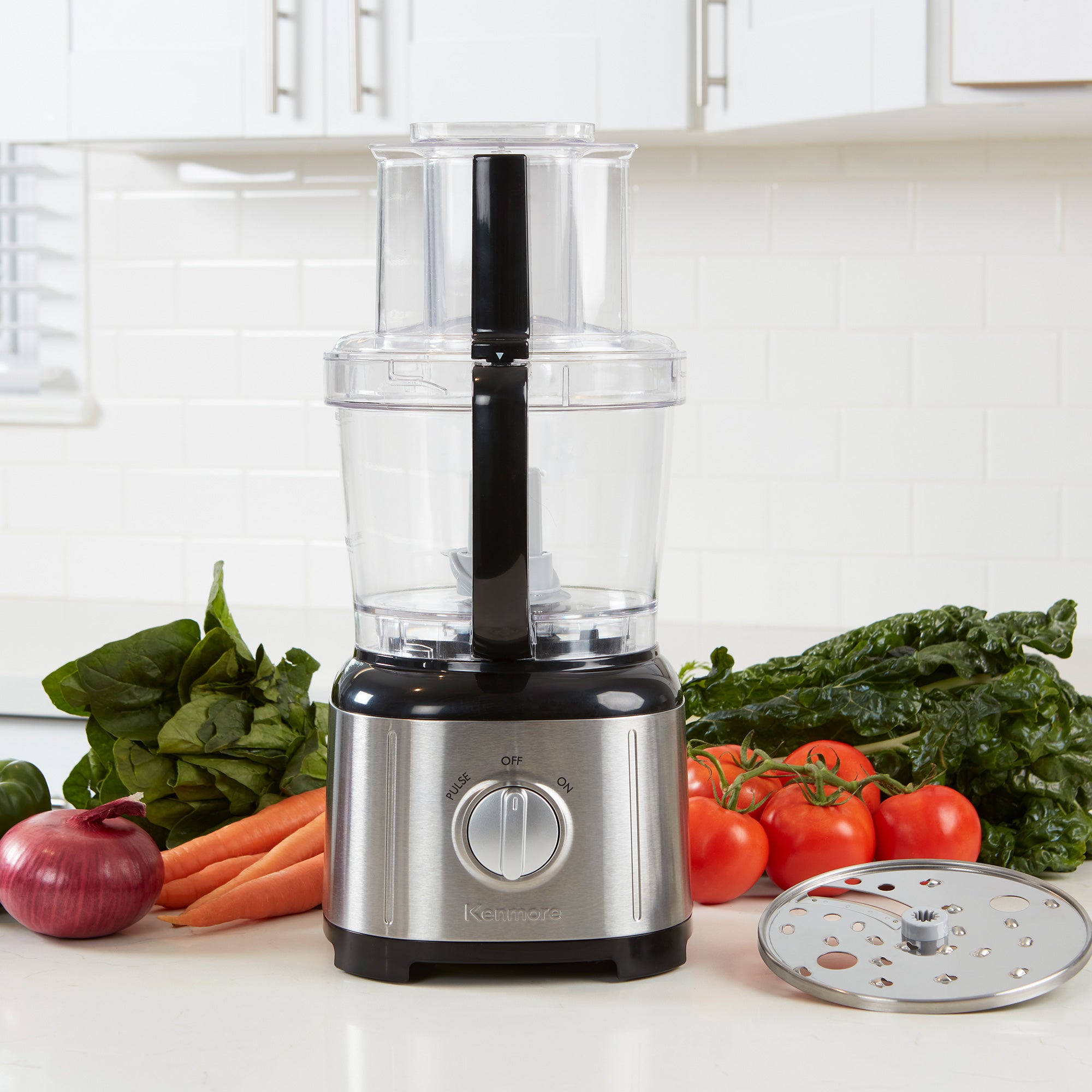 Kenmore 11-Cup Food Processor | Vegetable Chopper | Black Kenmore 11-Cup Food Processor | Vegetable Chopper | Black
