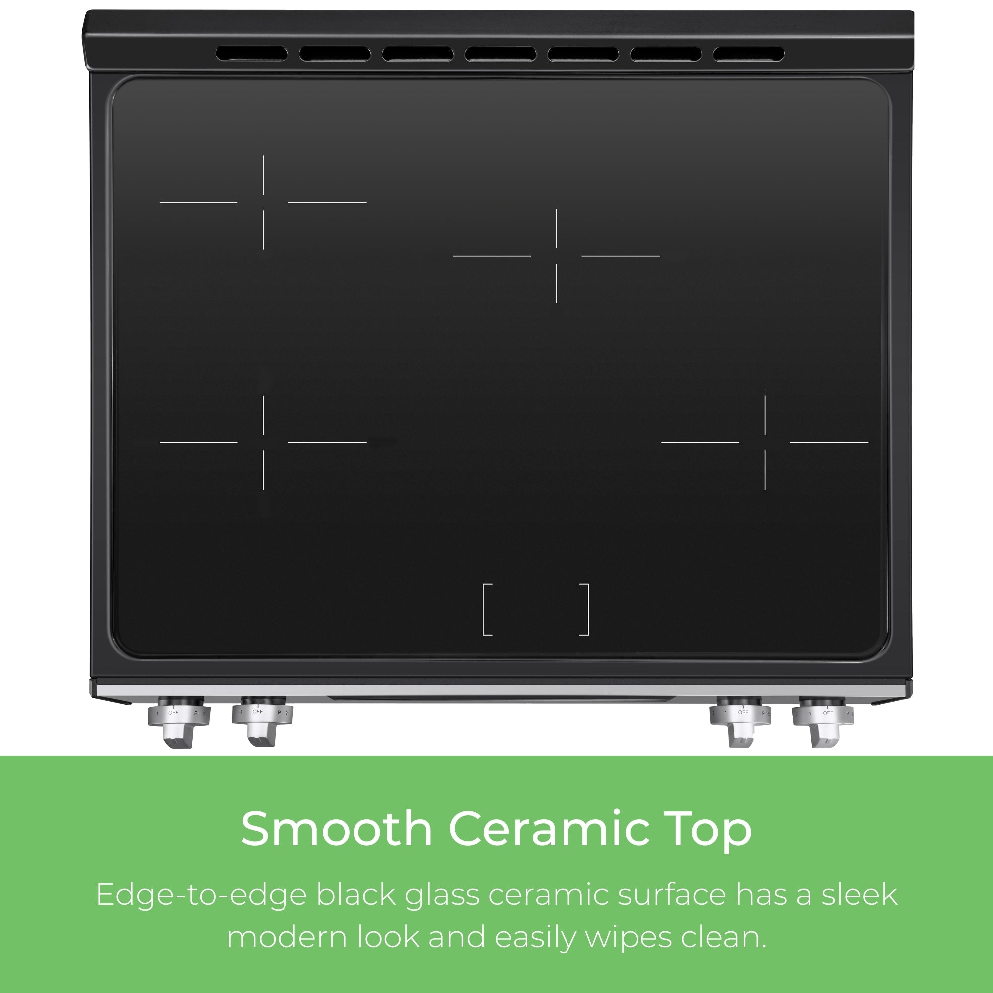 Kenmore Pizza Pro range dimensions diagram