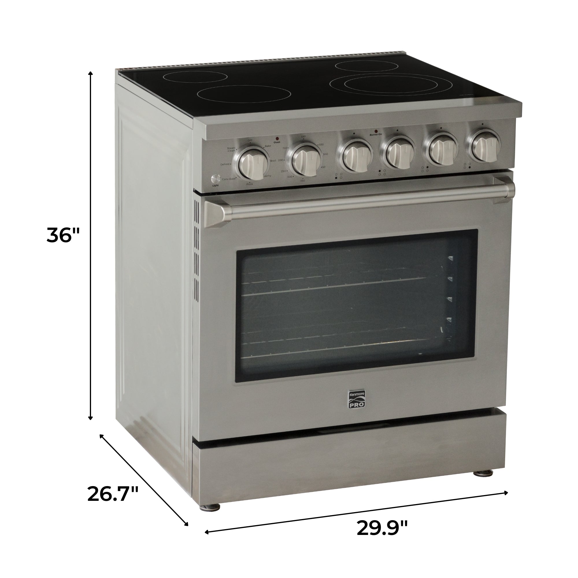 Kenmore PRO electric range True Convection feature