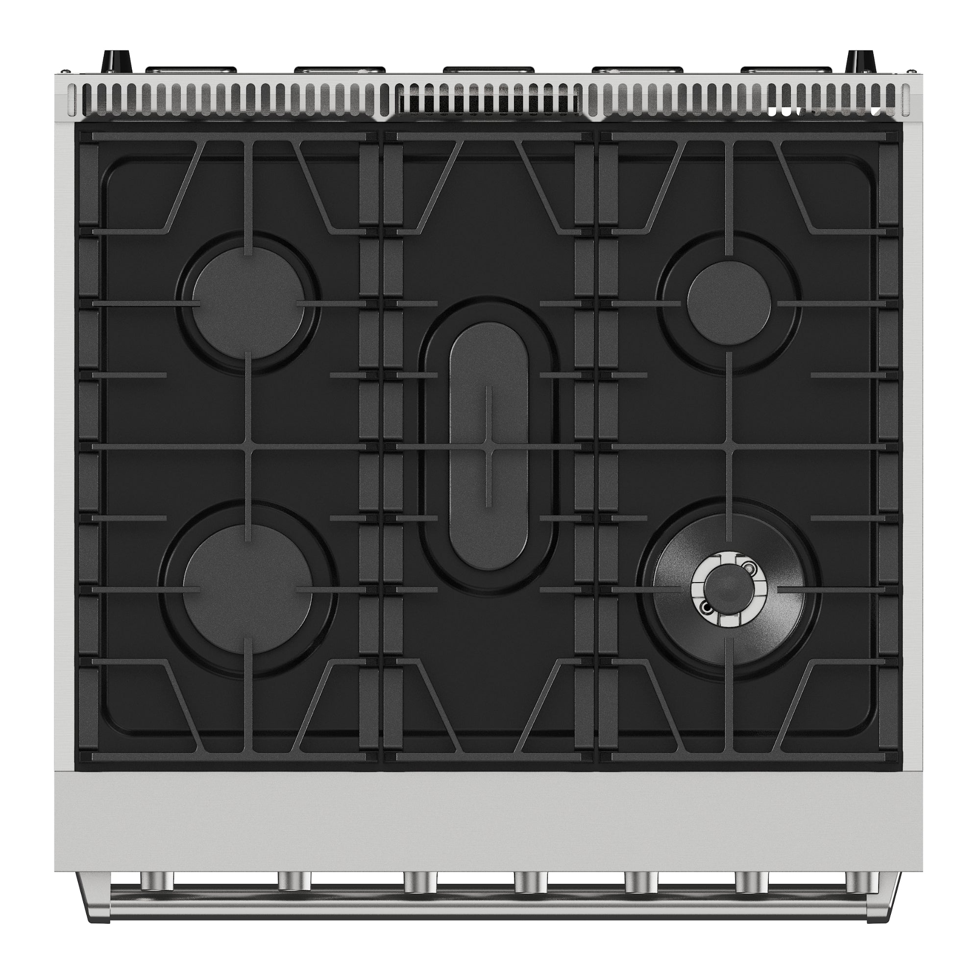 Kenmore PRO gas range oven interior