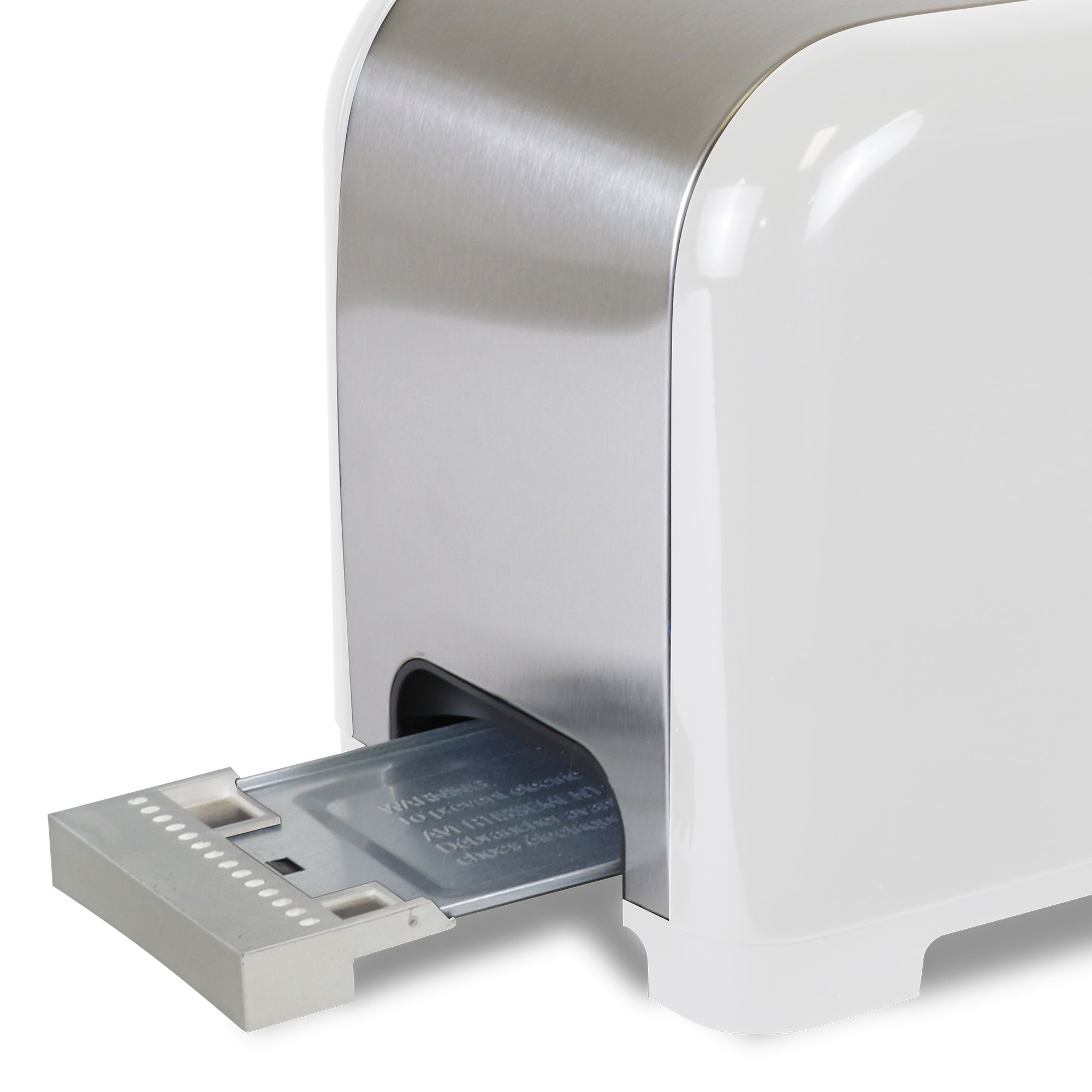 Kenmore 2-slice stainless steel toaster on a white background with dimensions labeled