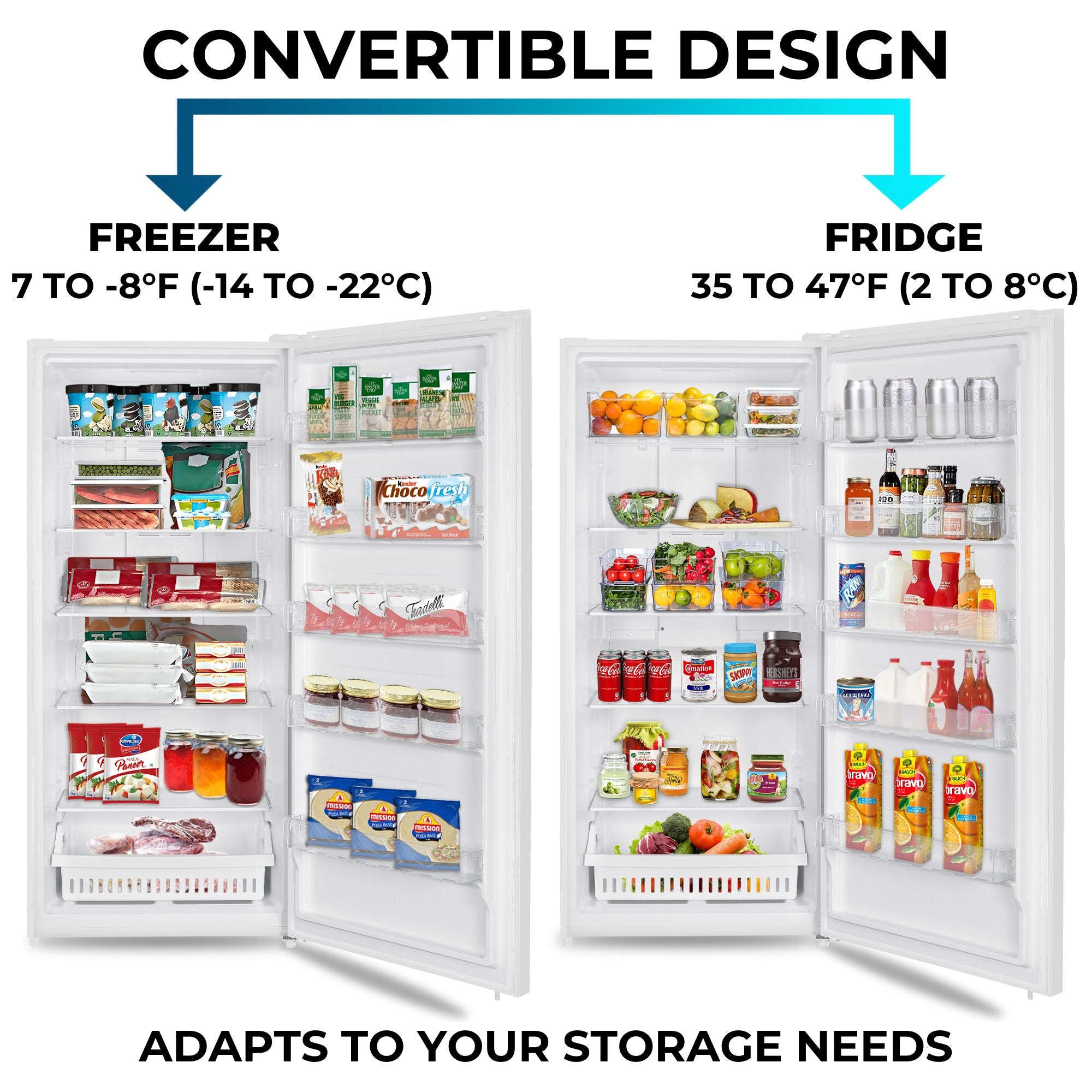 Kenmore Convertible Upright Freezer/Refrigerator - Thumbnail 5