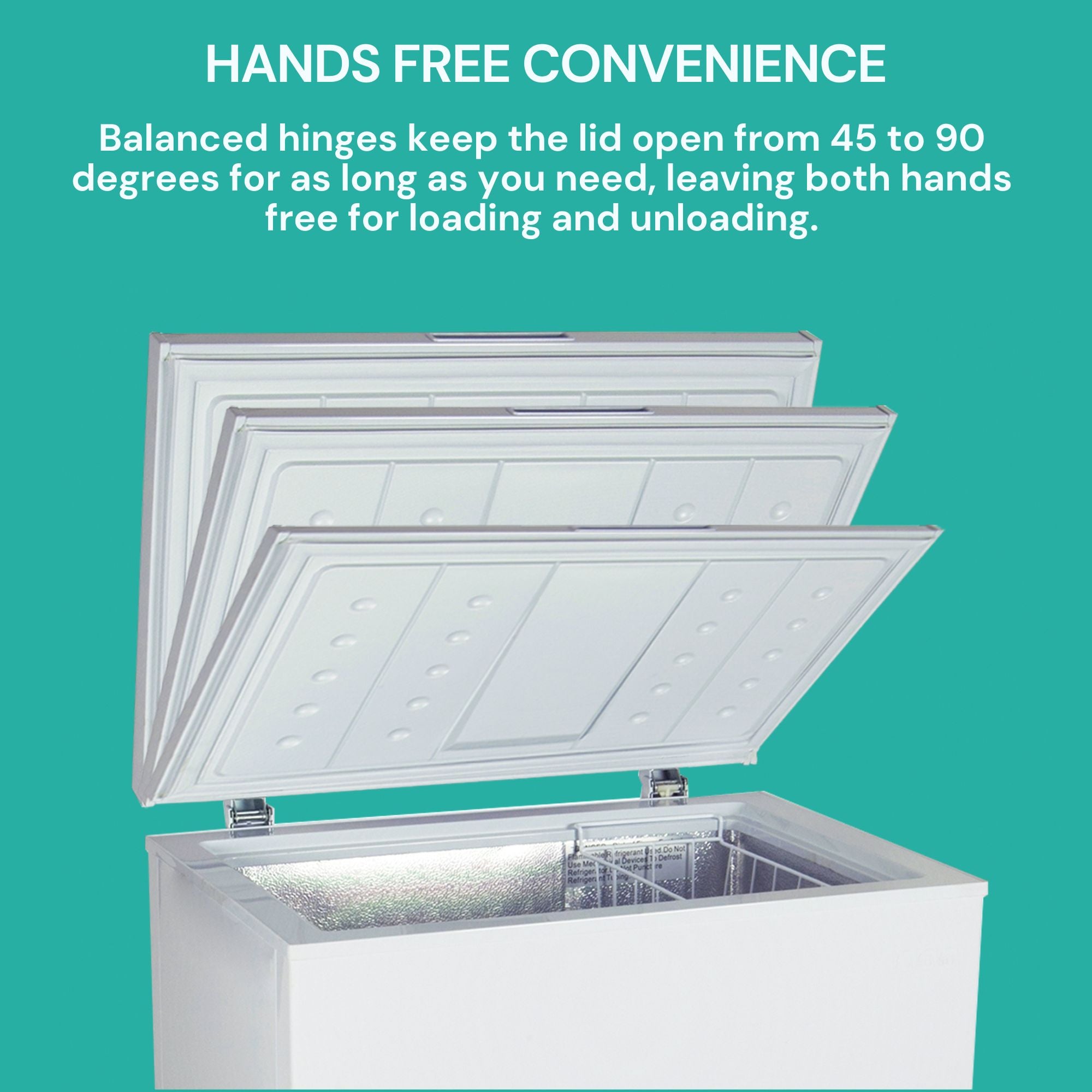 Koolatron Chest Freezer | 5.0 cu ft (142L) | White | Manual Defrost