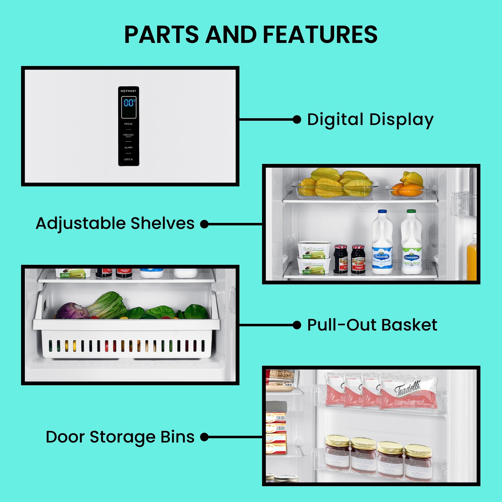 kool Koolatron Upright Convertible Freezer/Refrigerator | White