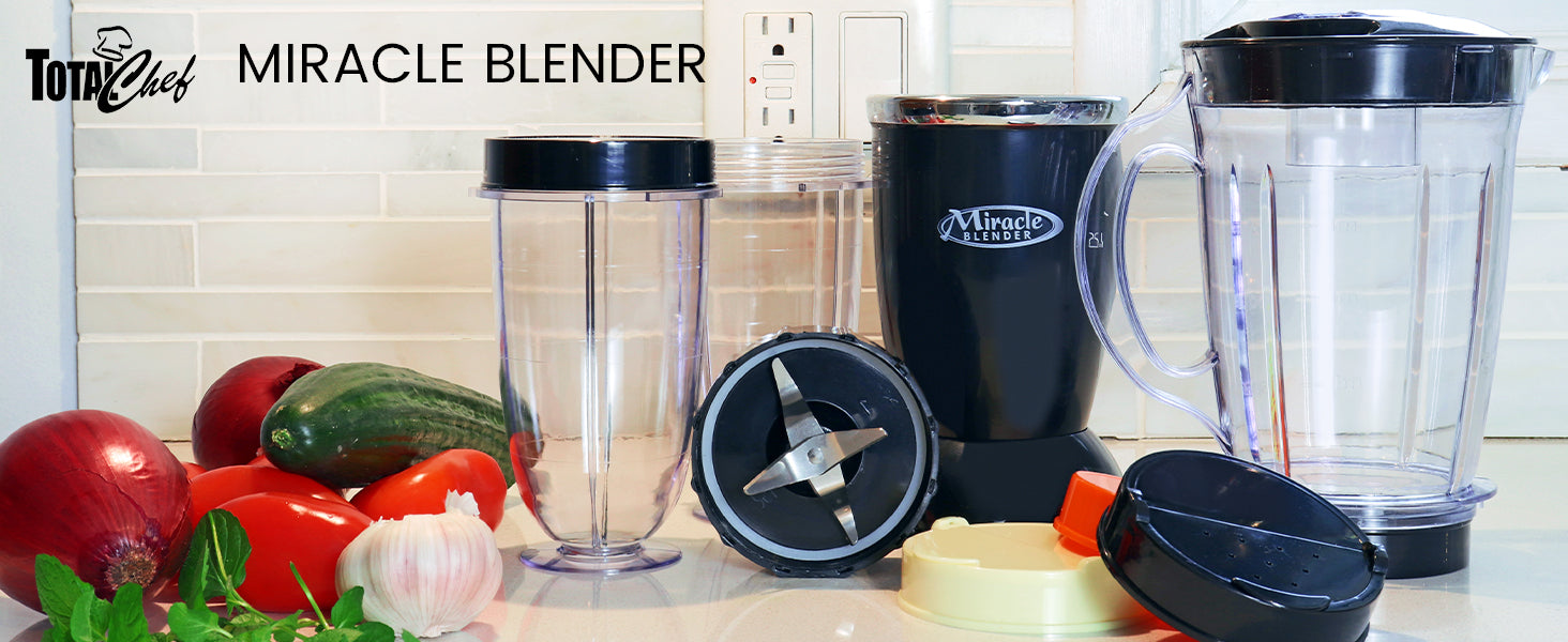Total Chef Miracle Blender, Bullet Blender Style, 12 pc Set