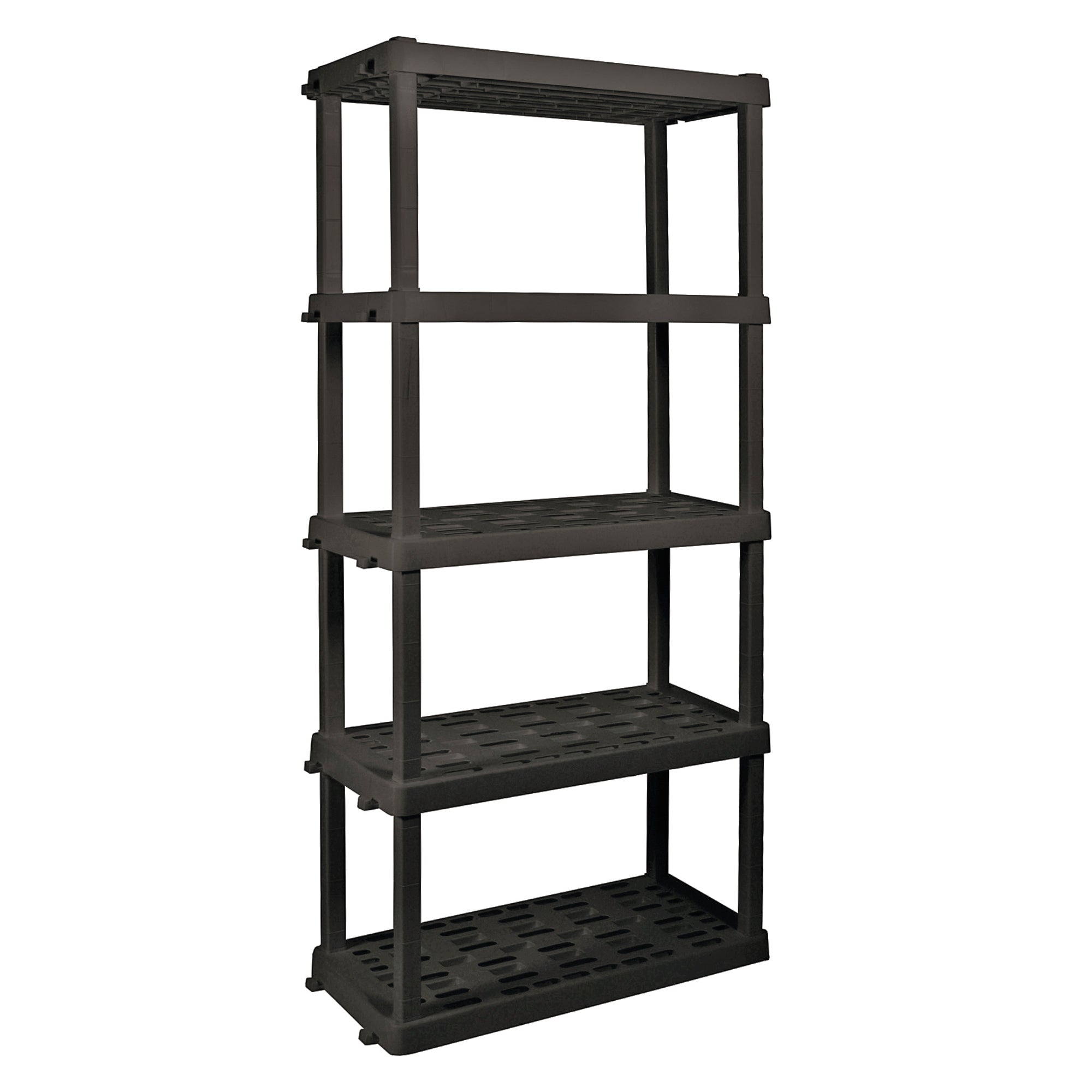 Oskar 5-tier shelf unit on a white background