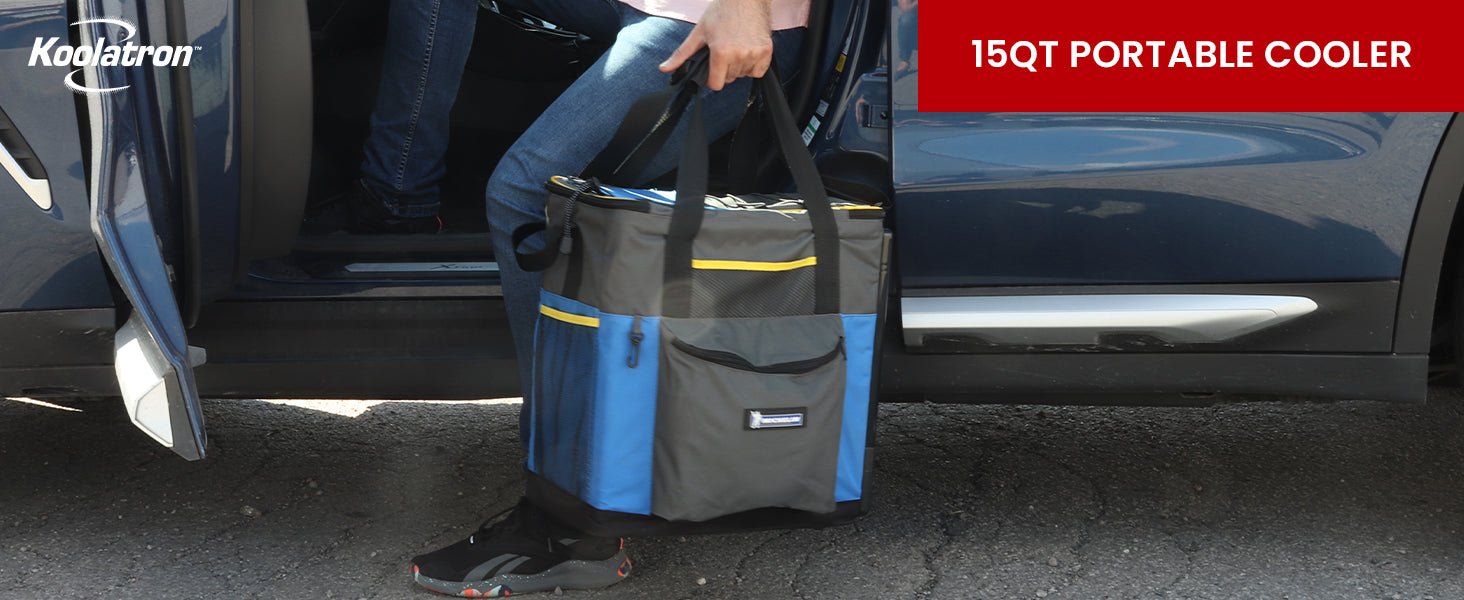 Michelin 12V Electric Cooler/Warmer | Plug-In Car Fridge | 14L/15 QT