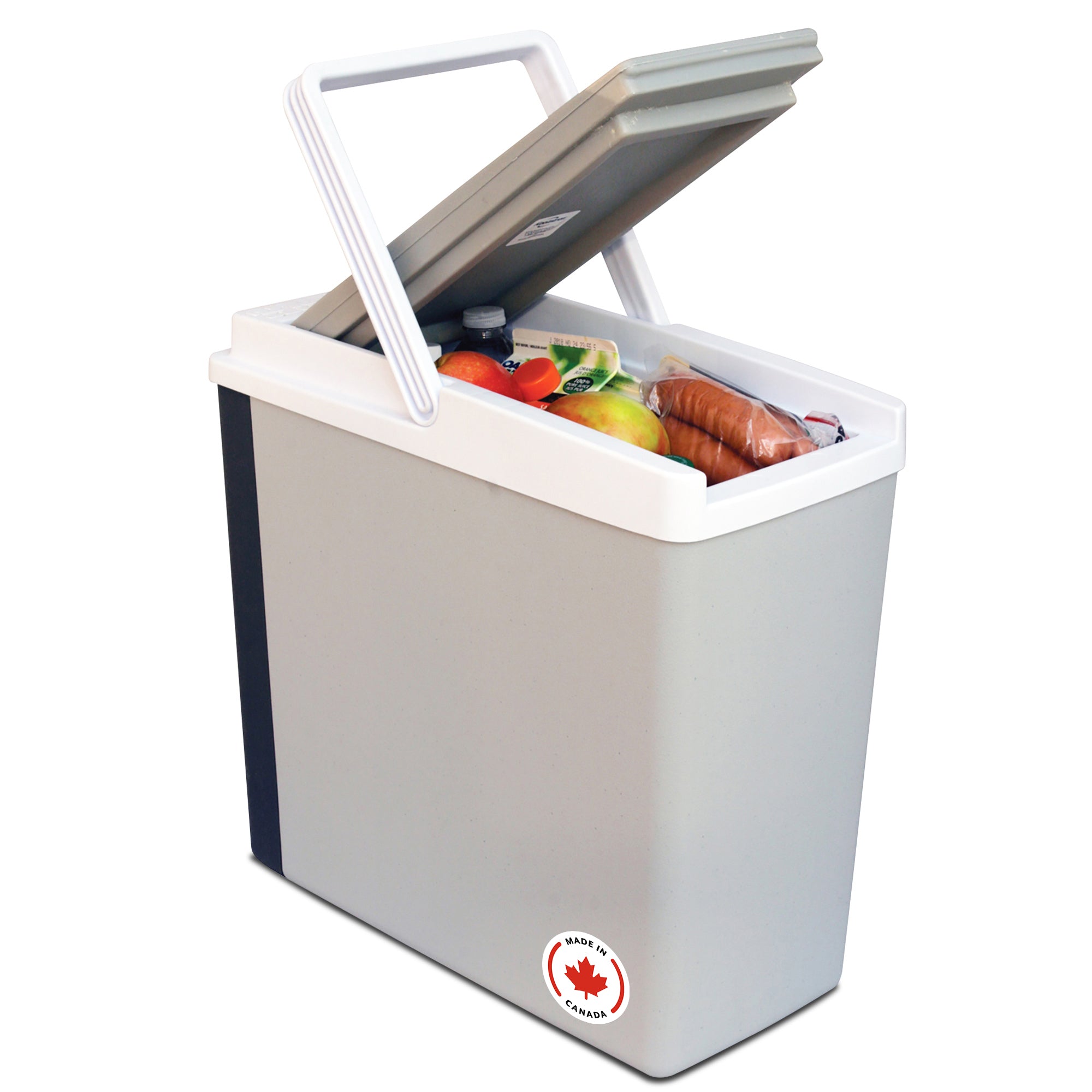 Koolatron 12V Electric Cooler/Warmer 17L (18 qt), Slim Design, Gray