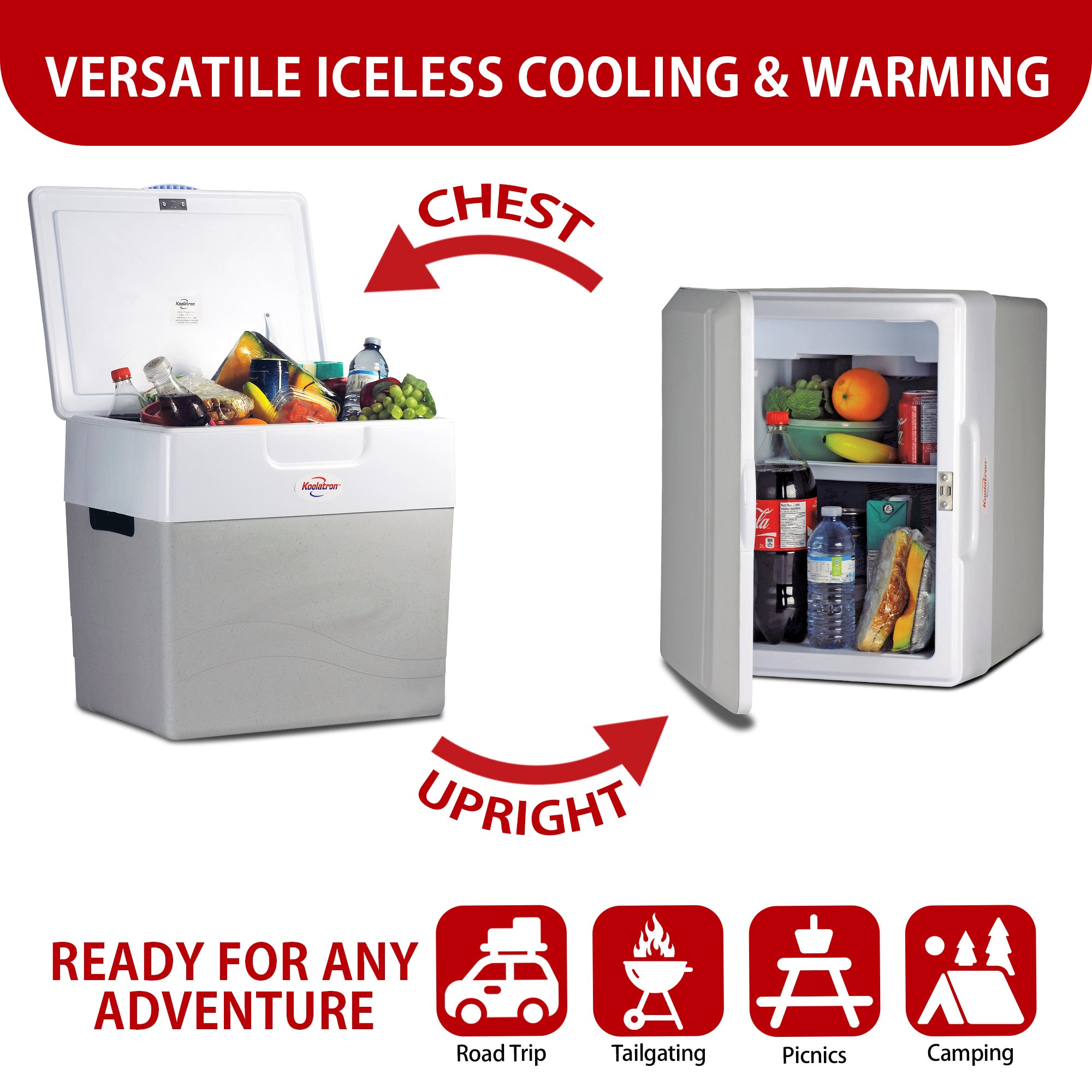 ヴィンテージ　Koolatron 冷蔵庫　12V　車載冷蔵庫 Koolatron 12V Electric Cooler/Warmer | Plug-In Car Fridge