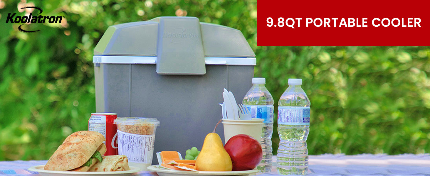 Koolatron 12V Electric Cooler/Warmer | Plug-In Car Fridge | 9L/9.8QT
