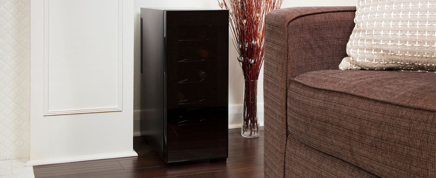 Koolatron 12 Bottle Wine Cooler Thermoelectric Freestanding Wine