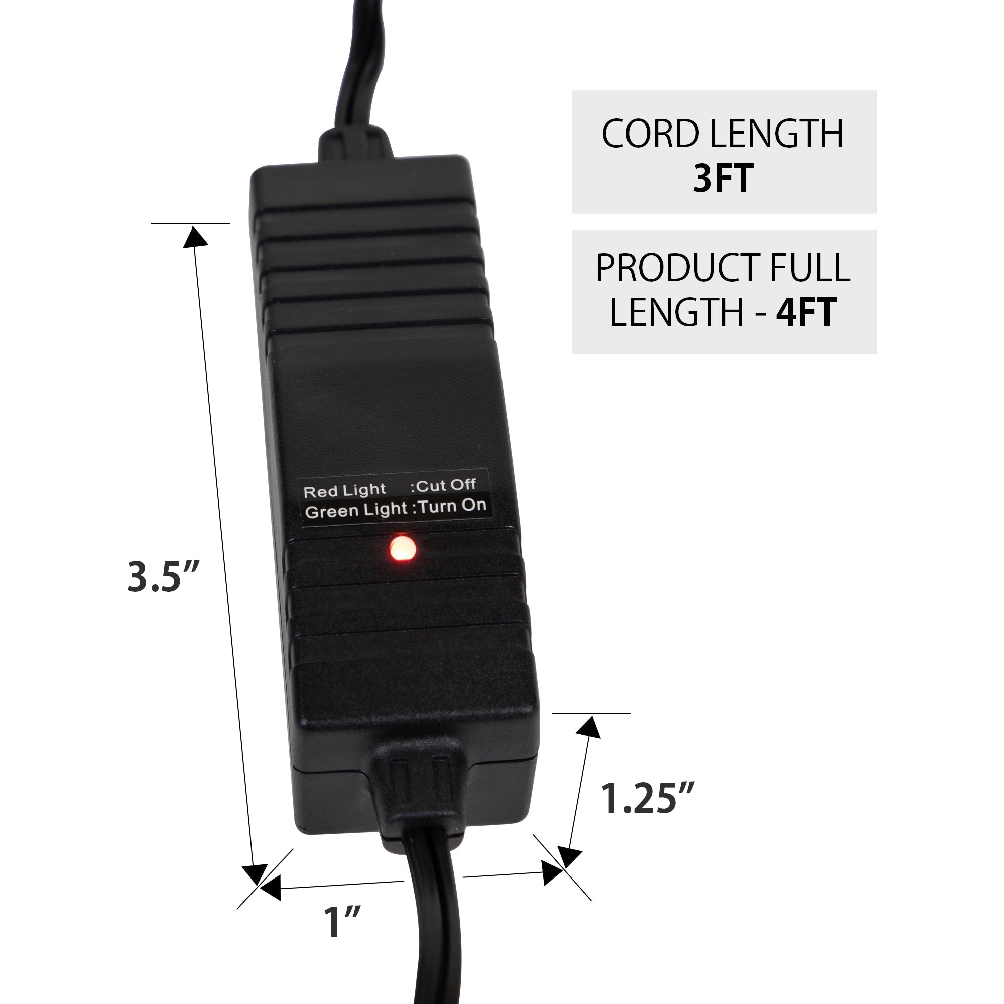 Koolatron 110 Volt AC to 12 Volt DC Power Adapter w/Circuit Breaker, 12V 5A  DC Power Converter, Black, 6 Ft (1.8 m) Cord for Portable Devices