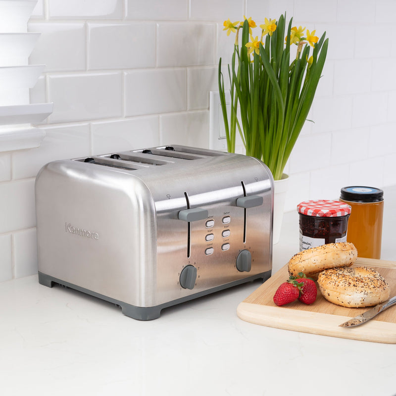 Acekool Toaster TA1 - Stainless Steel 4-Slice 7 Shades Toaster