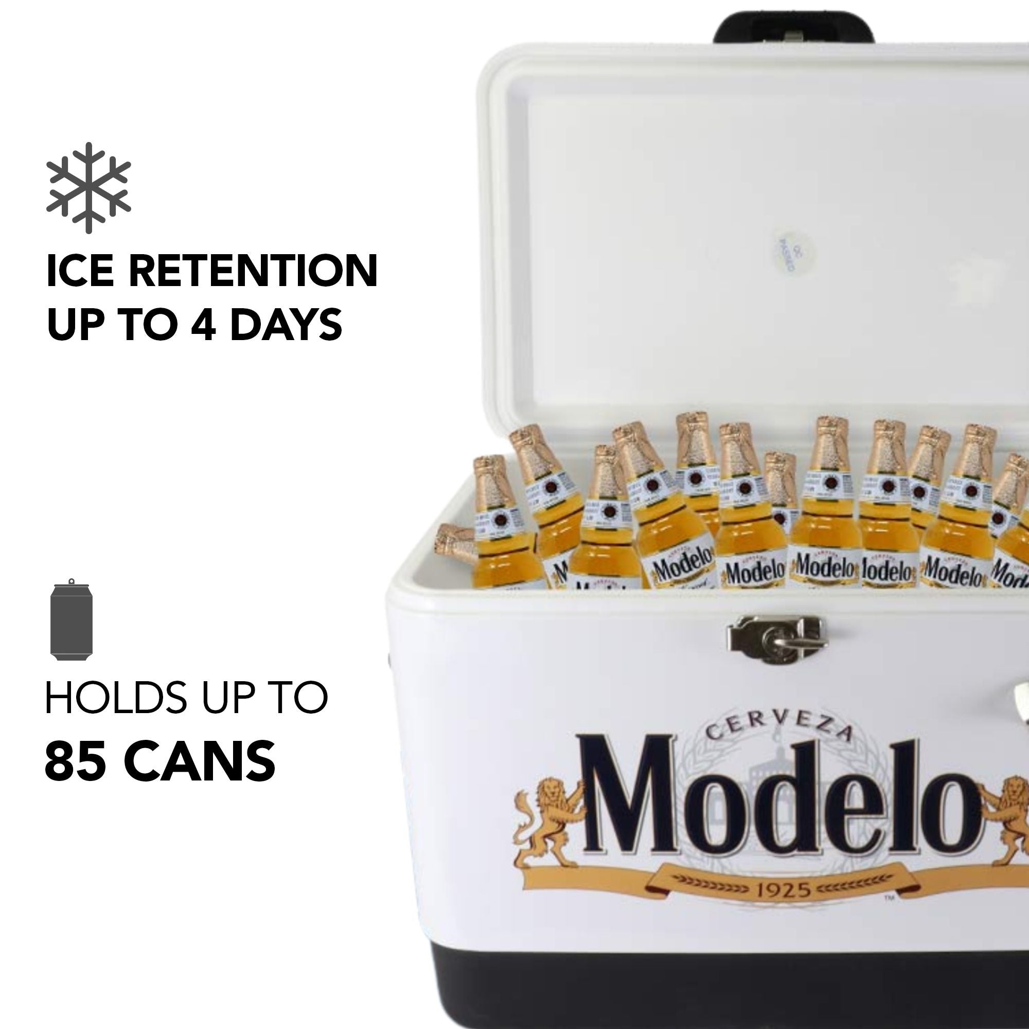 Modelo Ice Chest Cooler with Bottle Opener 51L (54 qt)