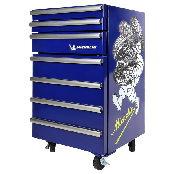 Product shot of Michelin toolchest fridge on a white background