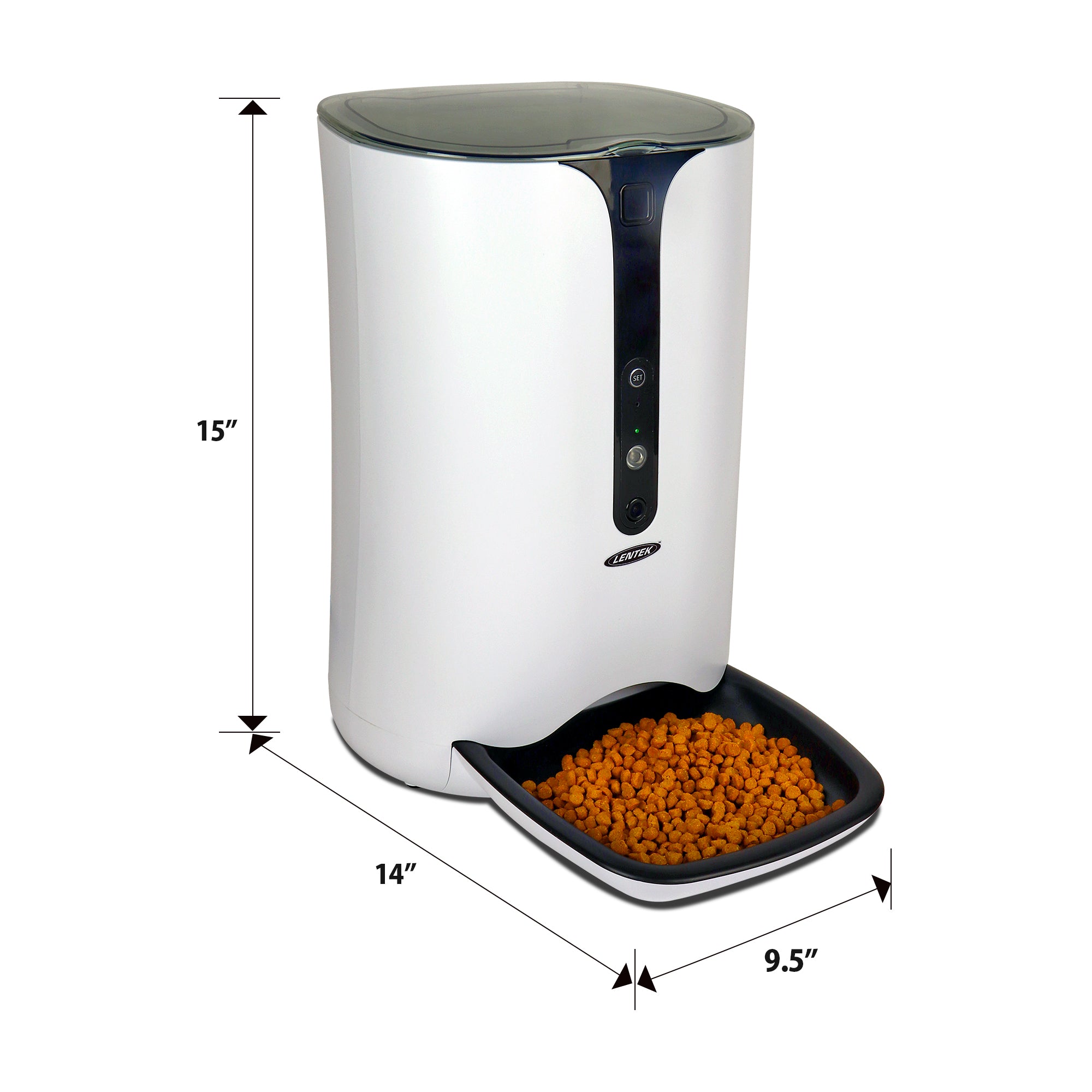 Lentek Smart Pet Feeder with HD Video 2-Way Audio