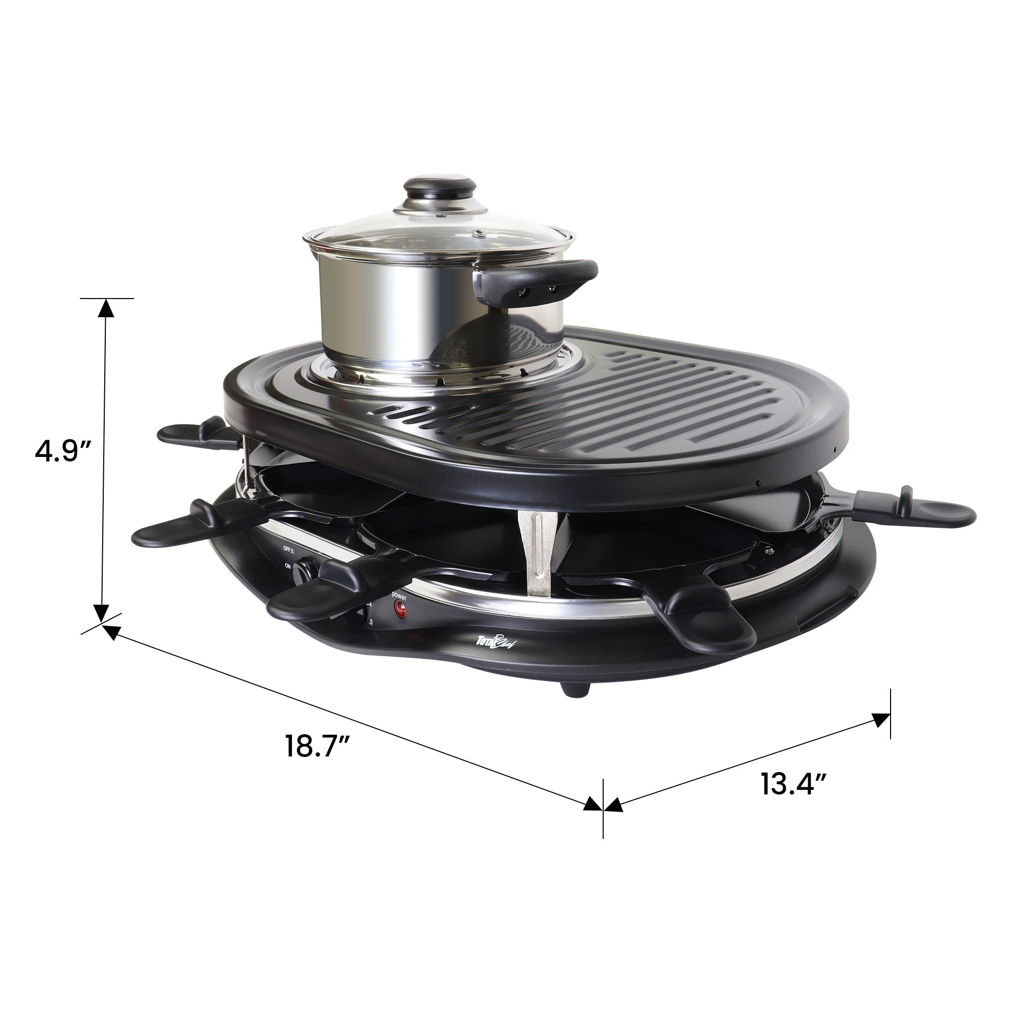 GOURMETmaxx 2 In 1 Raclette Met Fondue, Set Voor 8 Personen, Ideaal Als Partygrill Fondue Combinatie Pannetjes Spatels Fonduevorken Fondueset Fonduepan 2828133031 GOURMETmaxx 2 In 1 Raclette Met Fondue, Set Voor 8 Personen, Ideaal Als Partygrill Fondue Combinatie Pannetjes Spatels Fonduevorken Fondueset Fonduepan 2828133031