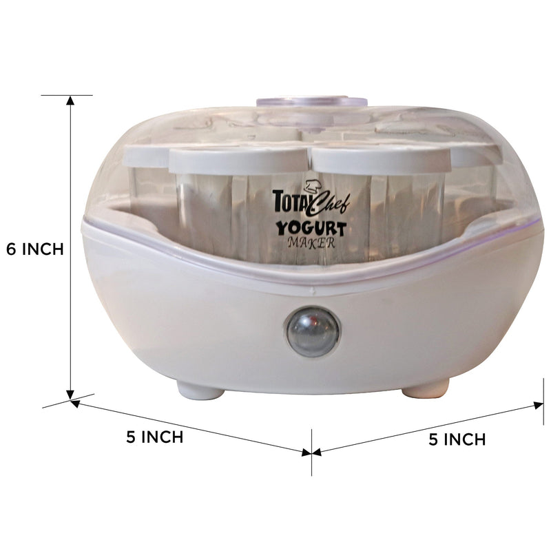 Total Chef Countertop Yogurt Maker, 1 L (1.1 qt)