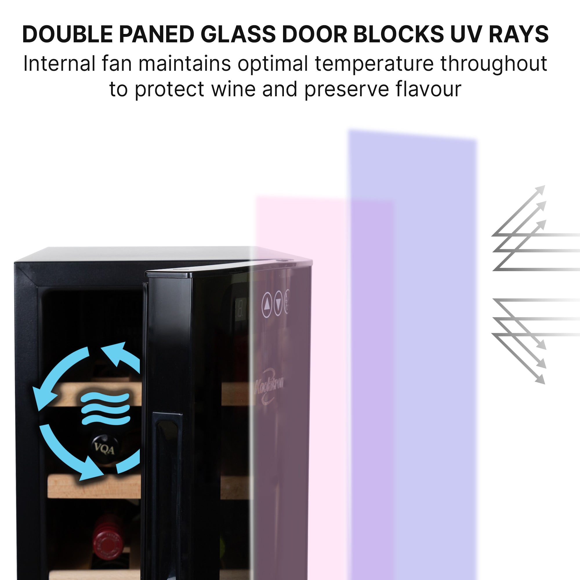 koolatron 12 bottle wine cooler