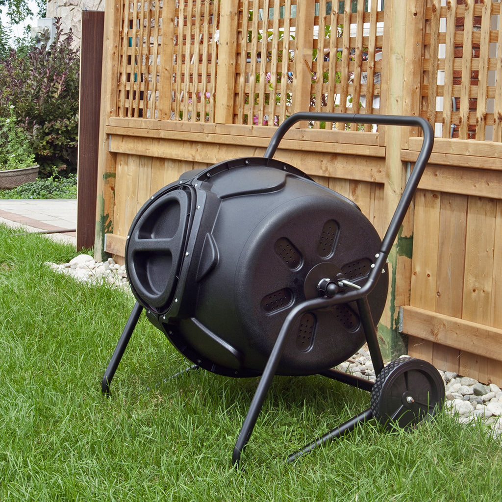 Compost Wheel Koolscapes Wheeled Tumbling Composter | 50 Gal | 190L