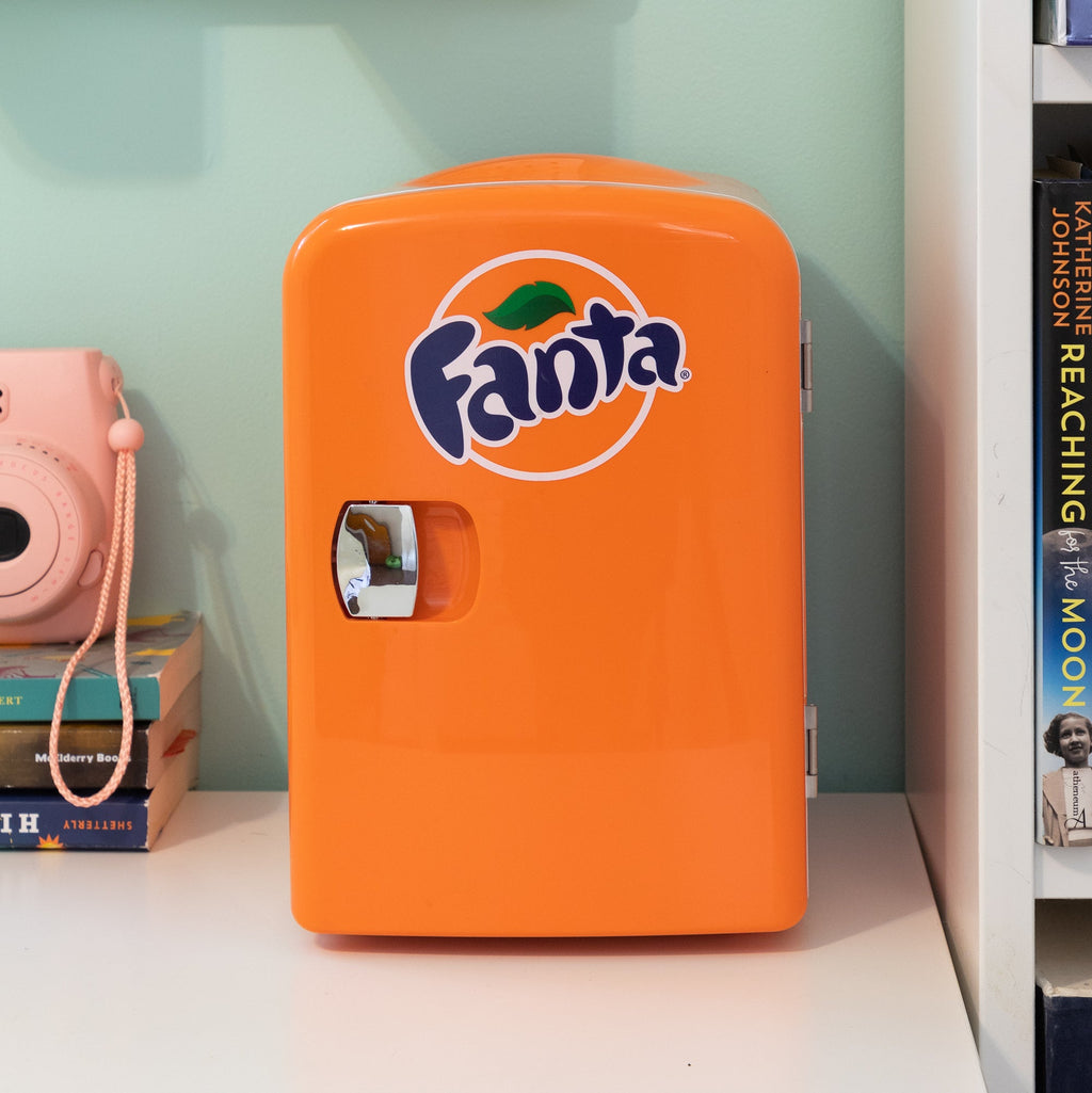 Coca Cola Fanta Mini Fridge 6 Can Cooler and Warmer