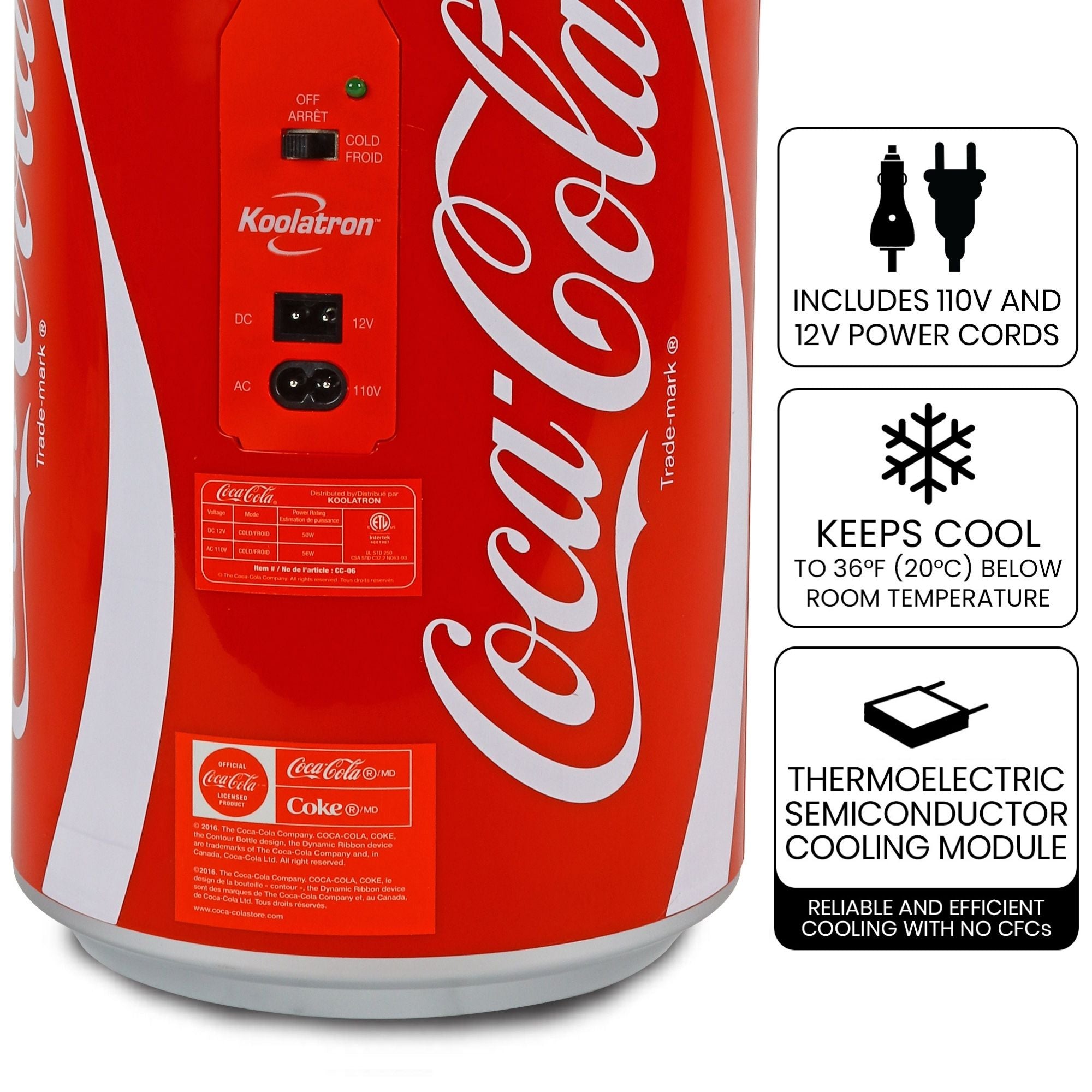 Koolatron discount coke fridge