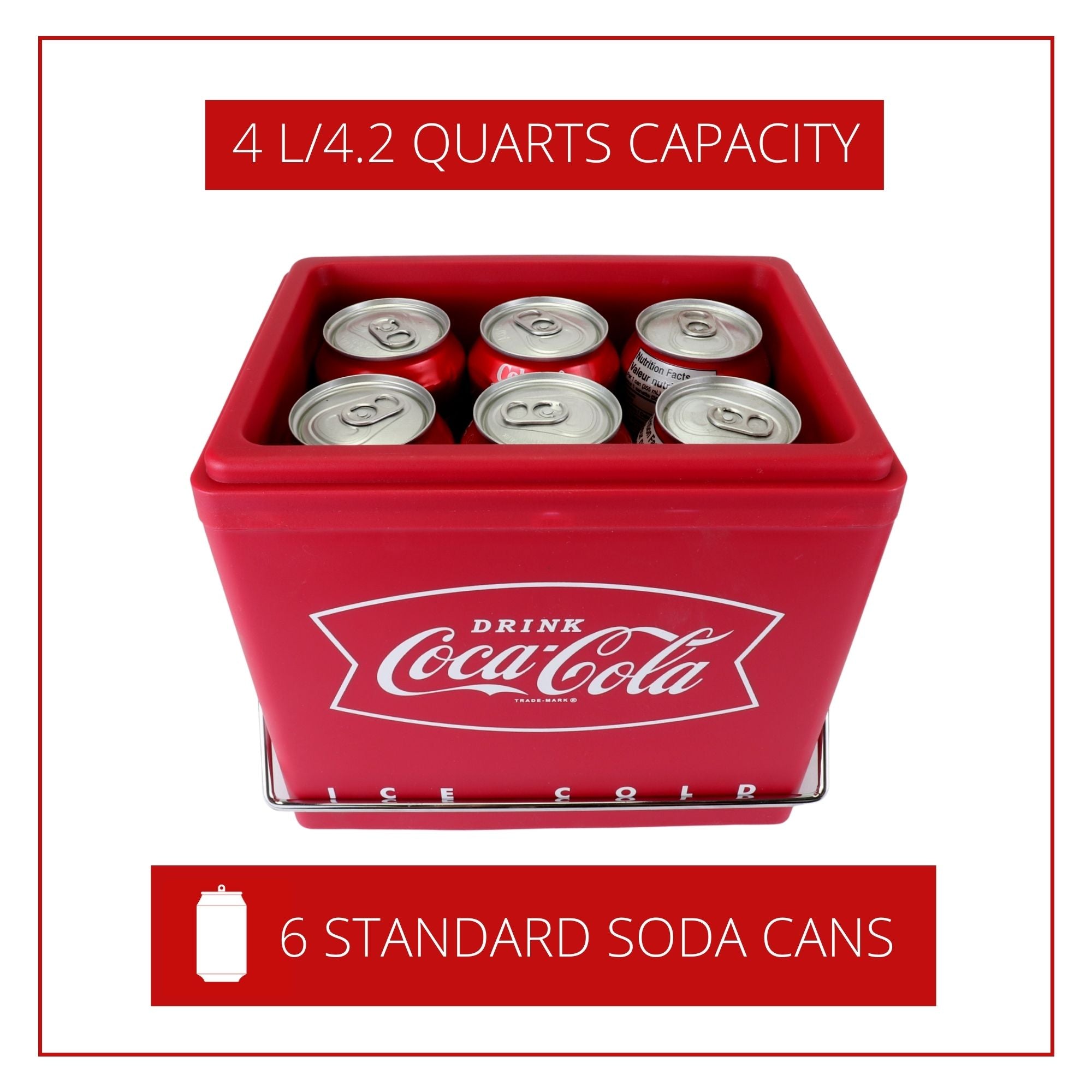 6 can outlet cooler box