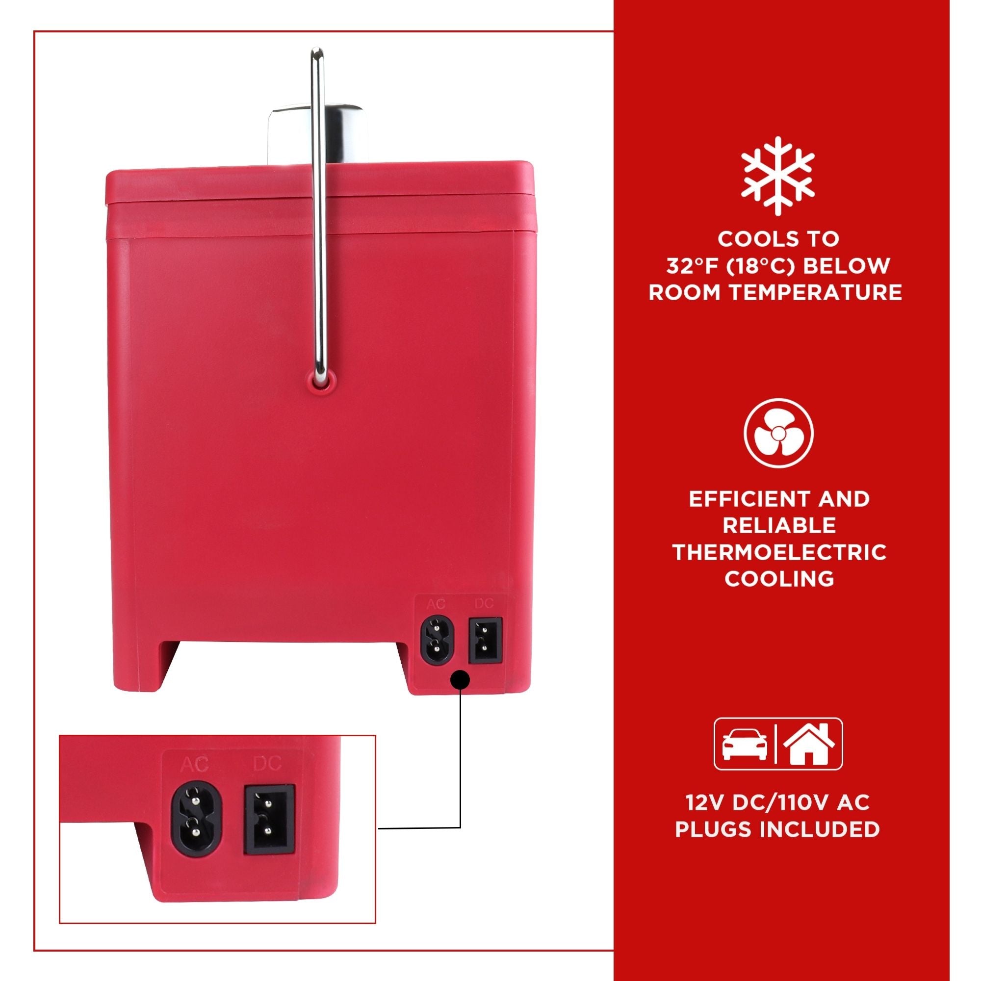 Electric ice chest store cooler